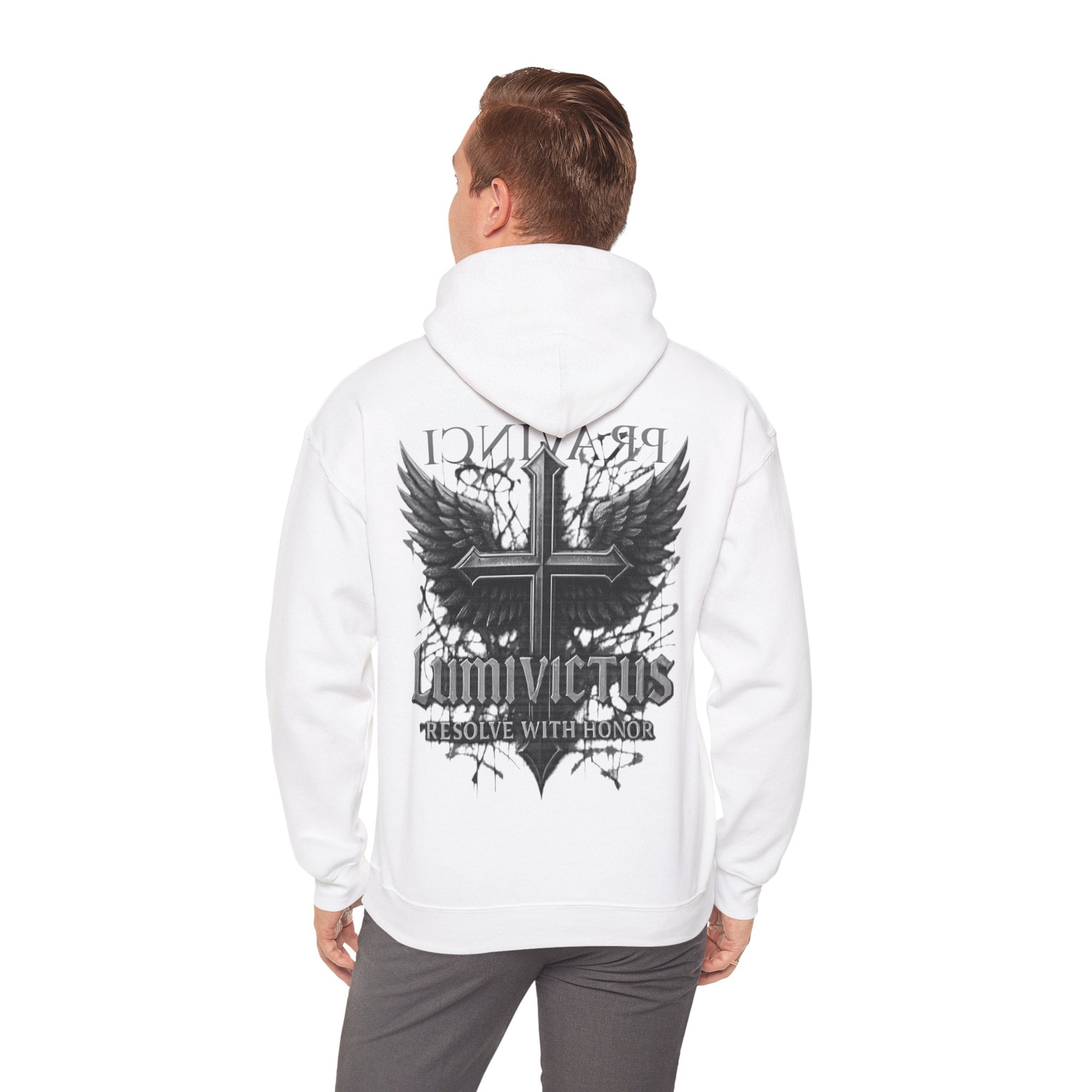 Pravinci Lumivictus Monocromia Black - Hooded Sweatshirt