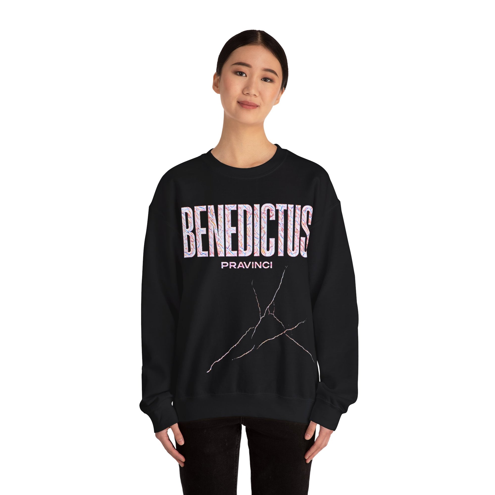 Pravinci Benedictus Labor Iridescente – Black Sweatshirt
