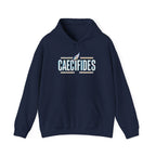 Pravinci Caecifides Iridescente – Navy Blue Hooded Sweatshirt