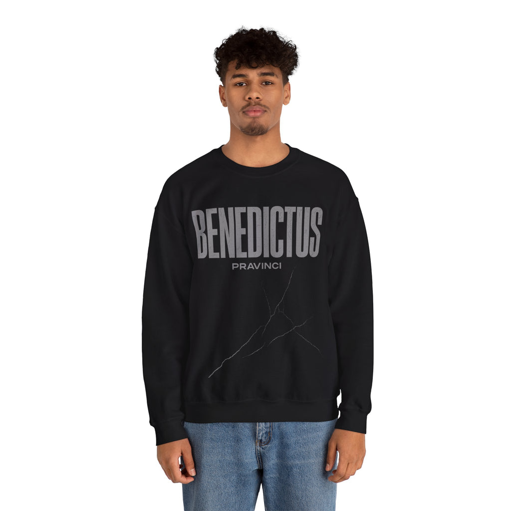Pravinci Benedictus Labor Monocromia – Black Sweatshirt