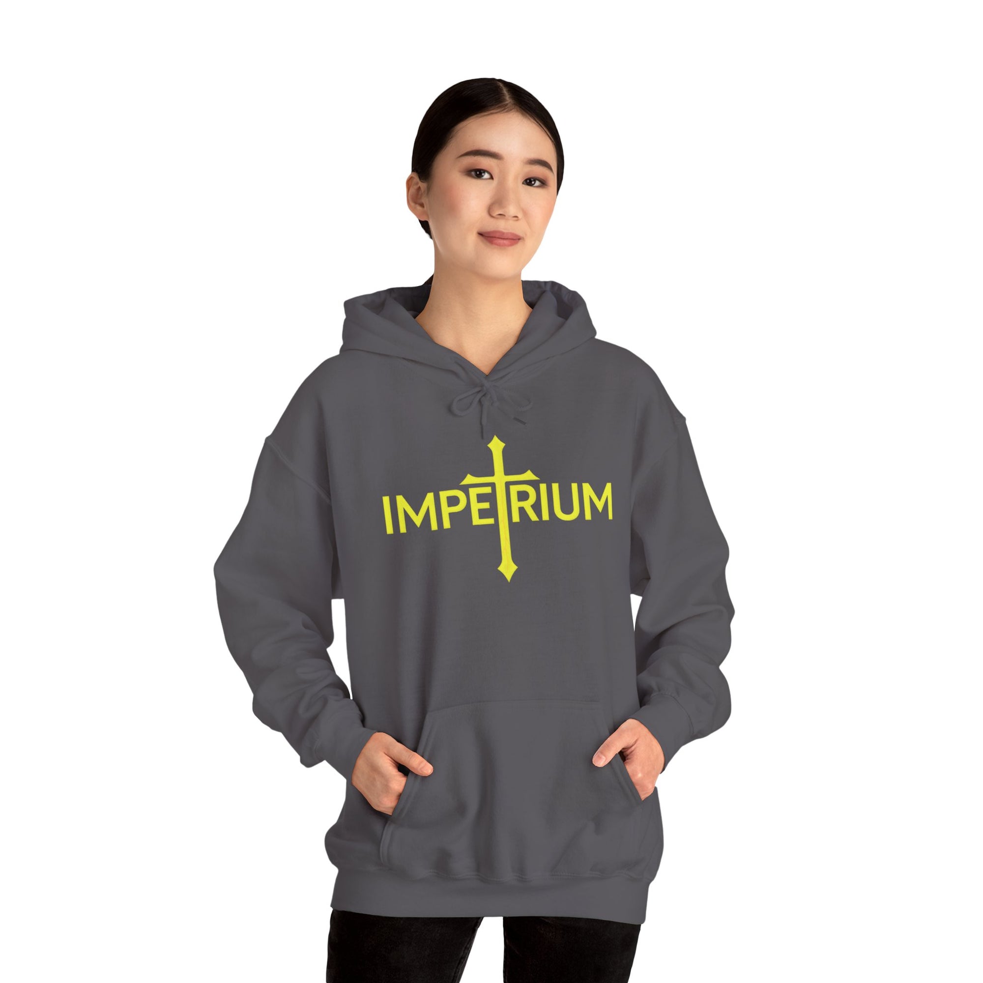 Pravinci Imperium - Charcoal Hooded Sweatshirt