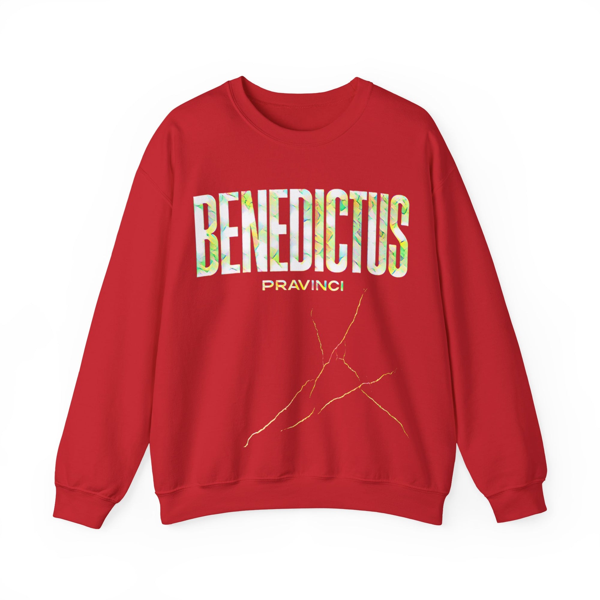 Pravinci Benedictus Labor Iridescente – Red Sweatshirt