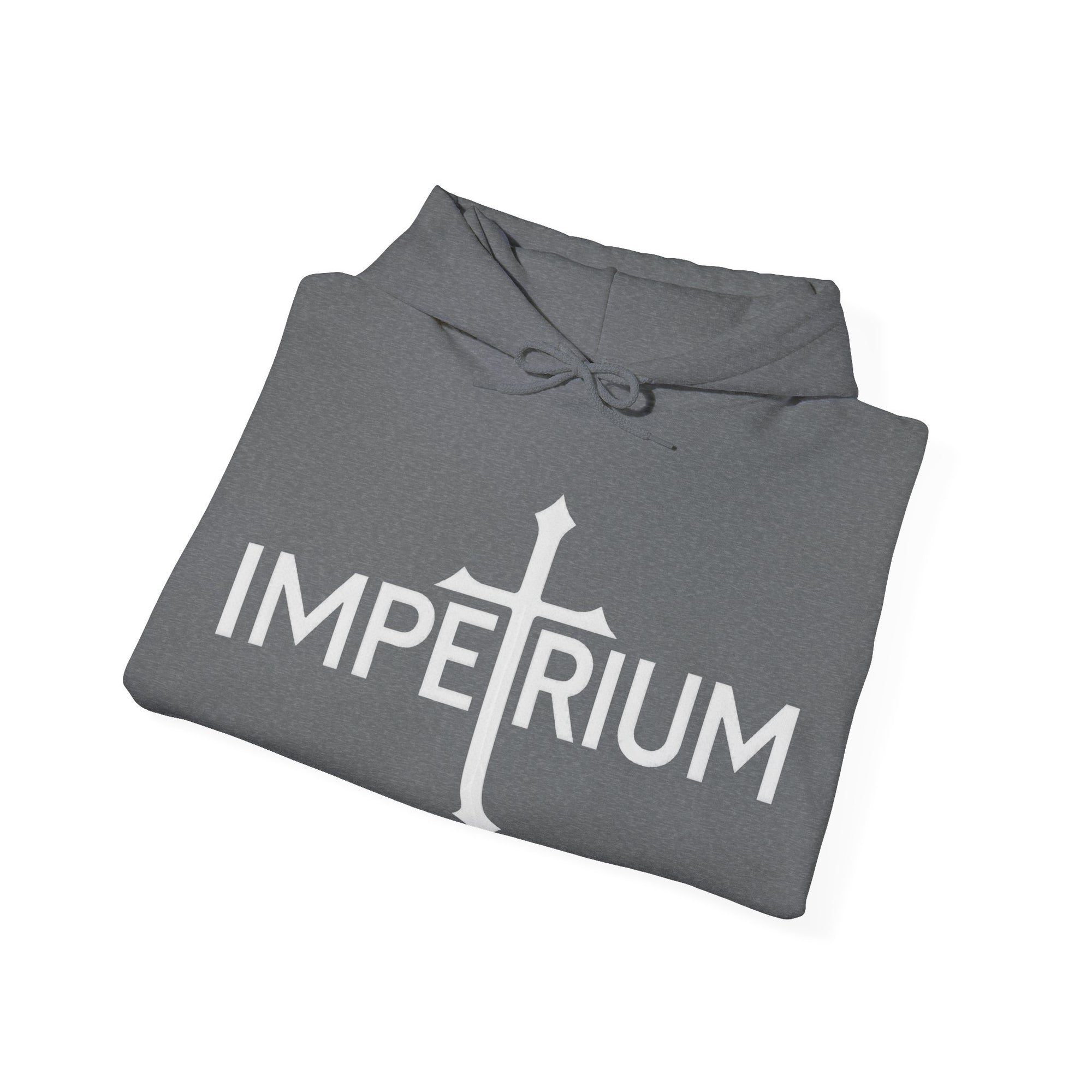 Pravinci Imperium Monocromia - Graphite Heather Hooded Sweatshirt