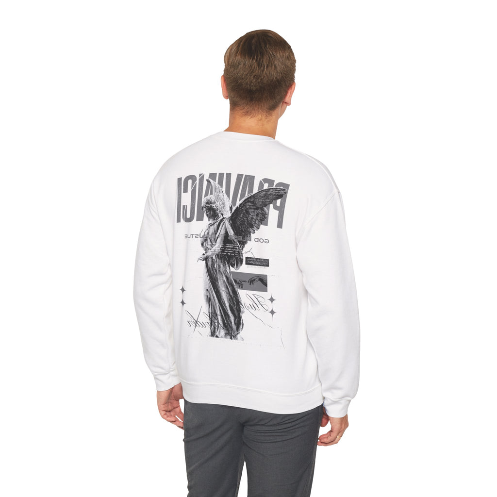 Pravinci Benedictus Labor Monocromia – White Sweatshirt
