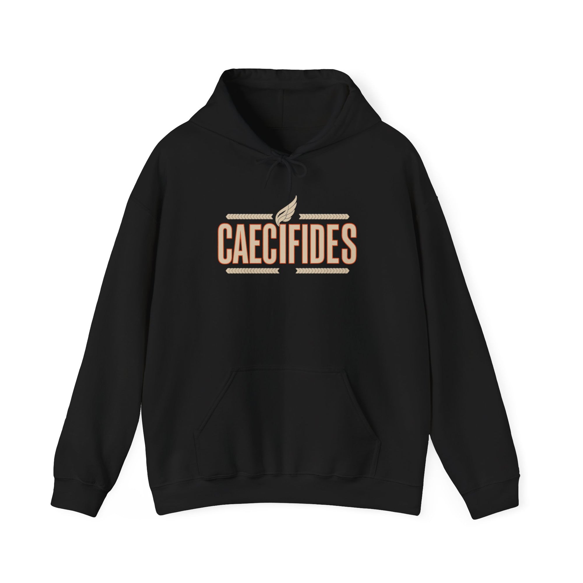 Pravinci Caecifides – Black & Orange Hooded Sweatshirt
