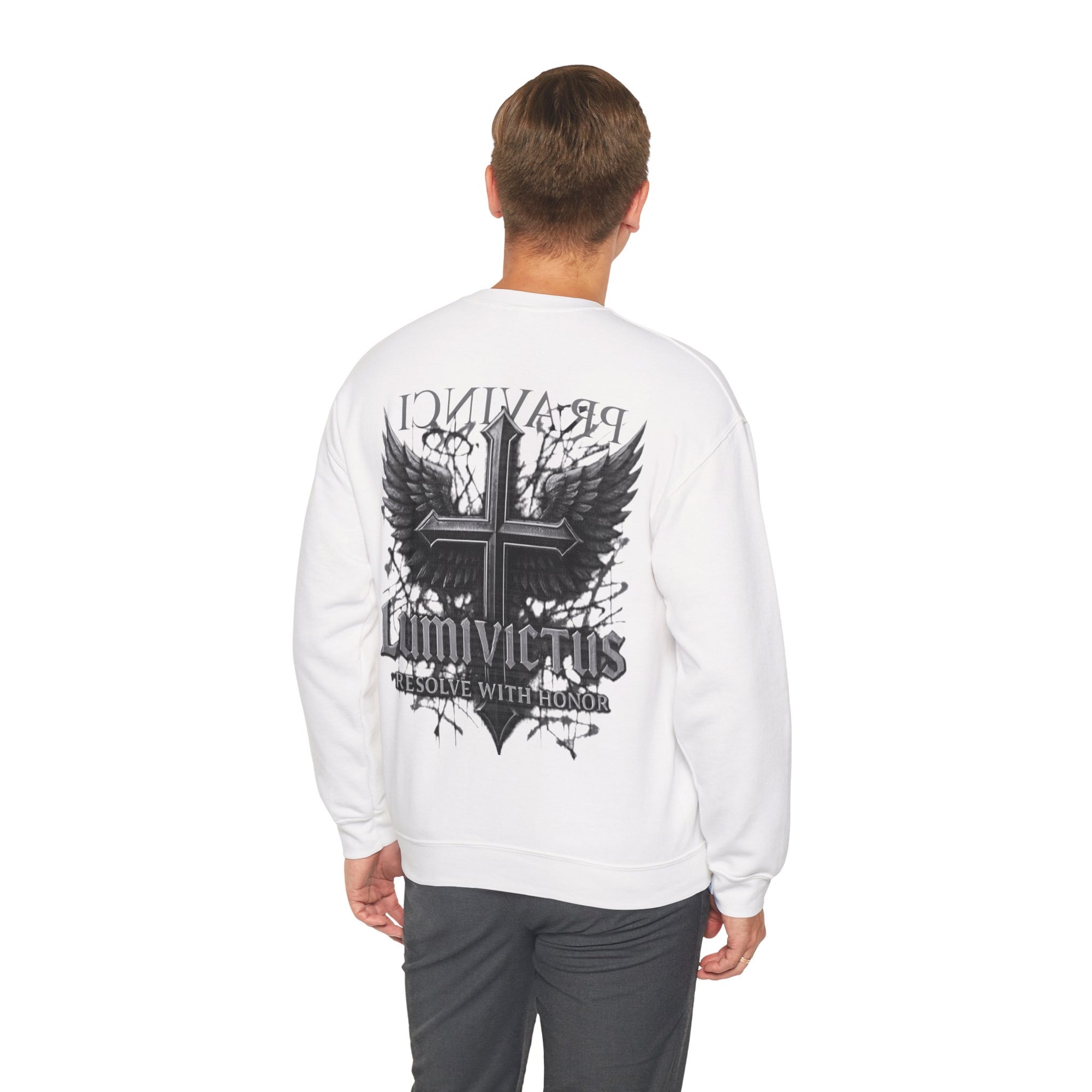 Pravinci Lumivictus Monochromia Black - Crewneck Sweatshirt