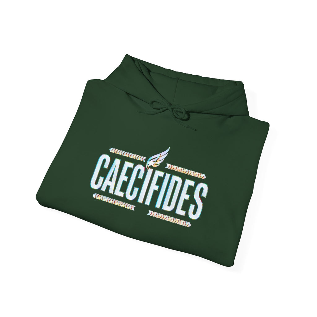 Pravinci Caecifides Iridescente – Dark Green Hooded Sweatshirt