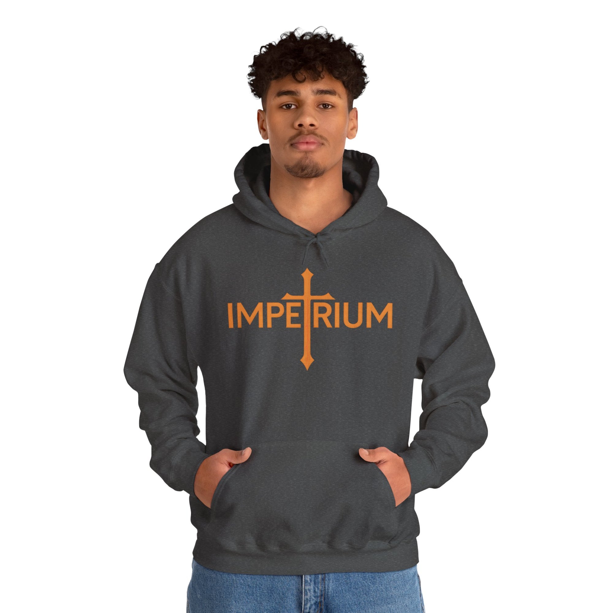 Pravinci Imperium - Dark Heather Hooded Sweatshirt