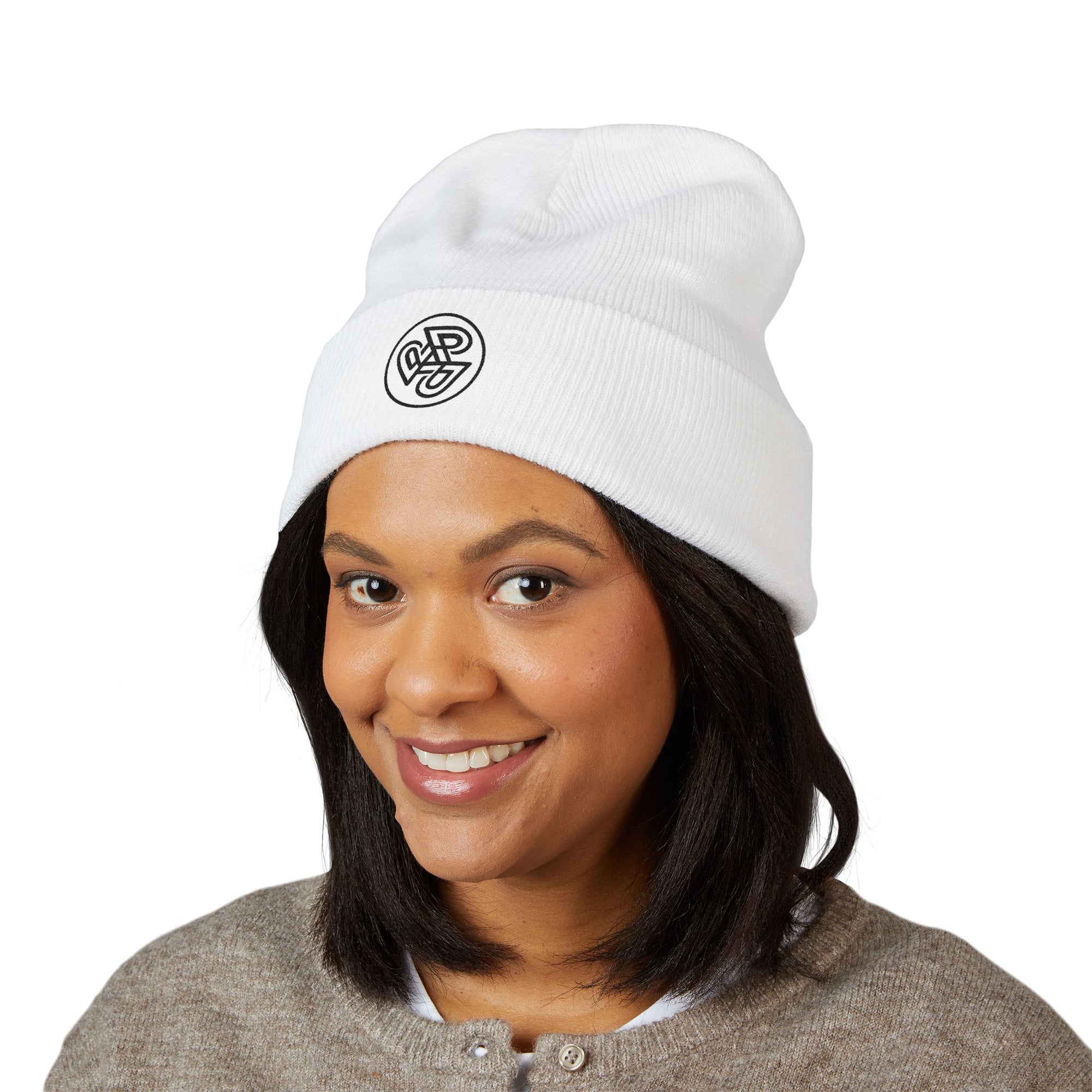 Pravinci Signature Beanie - White
