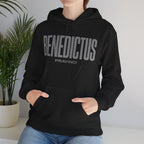 Pravinci Benedictus Labor Monocromia – Black Hooded Sweatshirt