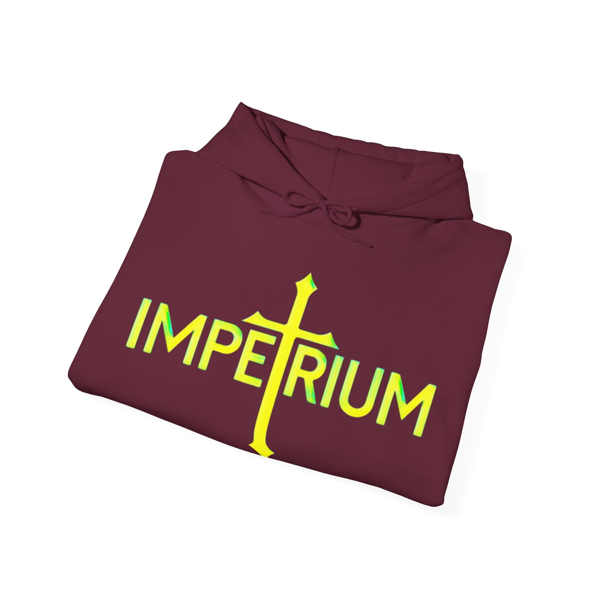 Pravinci Imperium Iridescente - Maroon Hooded Sweatshirt