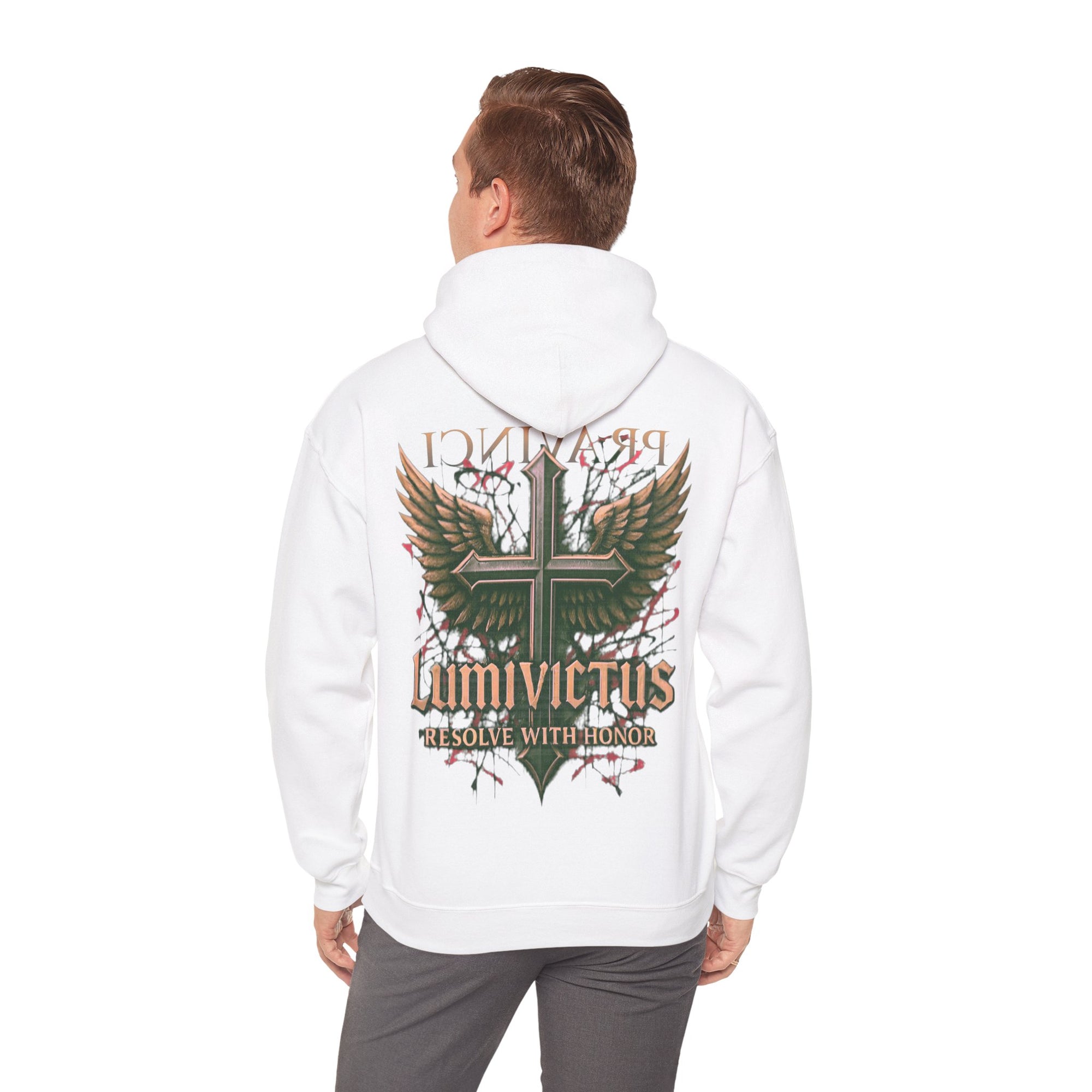 Pravinci Lumivictus Iridescente Olive Green - Hooded Sweatshirt
