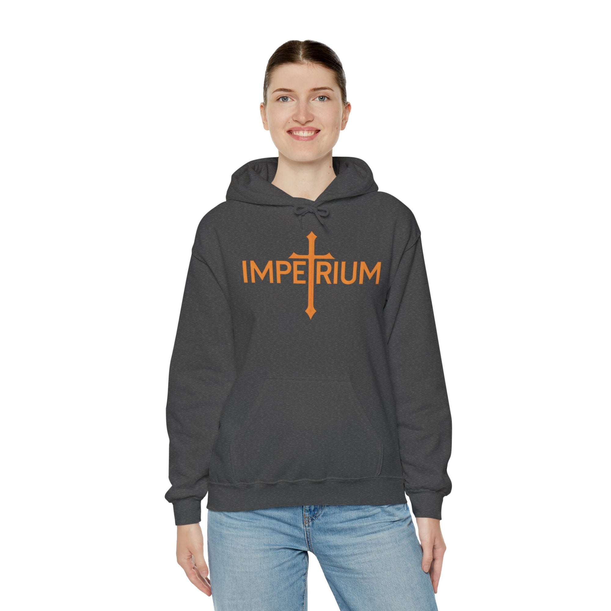 Pravinci Imperium - Dark Heather Hooded Sweatshirt