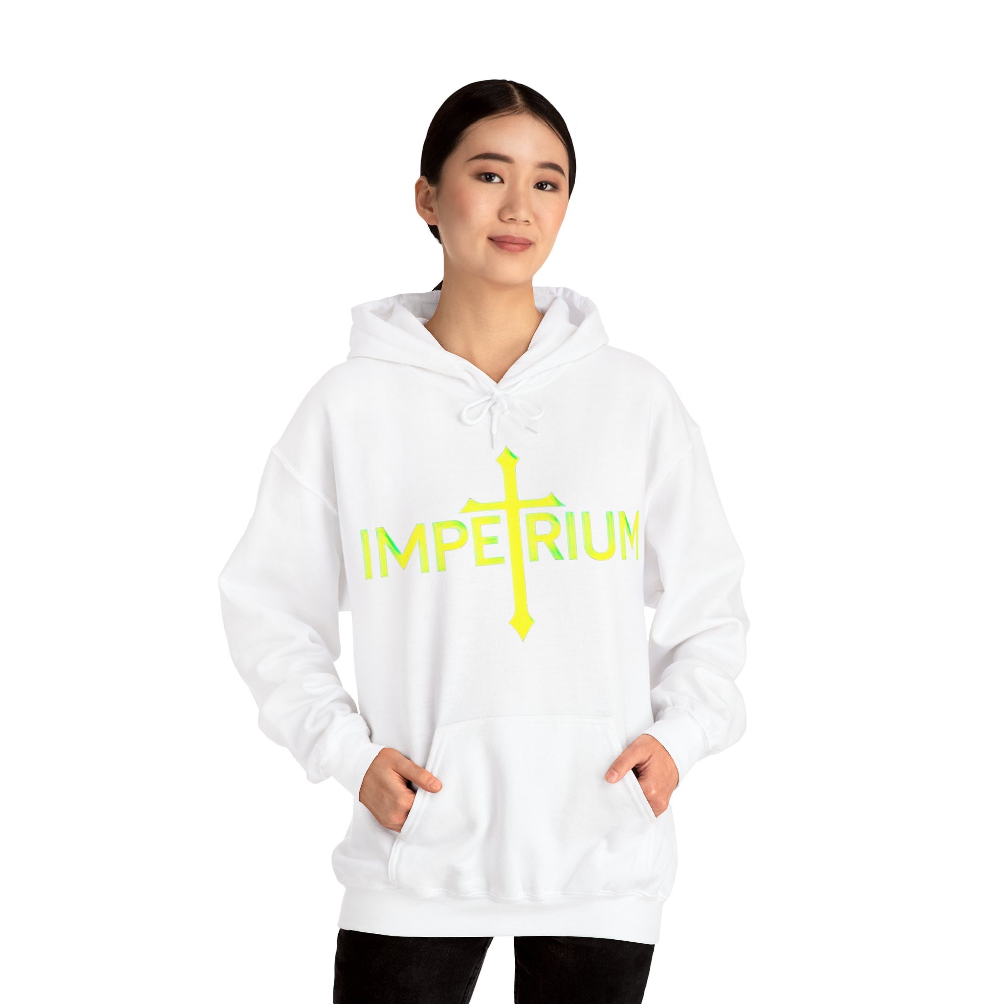 Pravinci Imperium Iridescente - White Hooded Sweatshirt