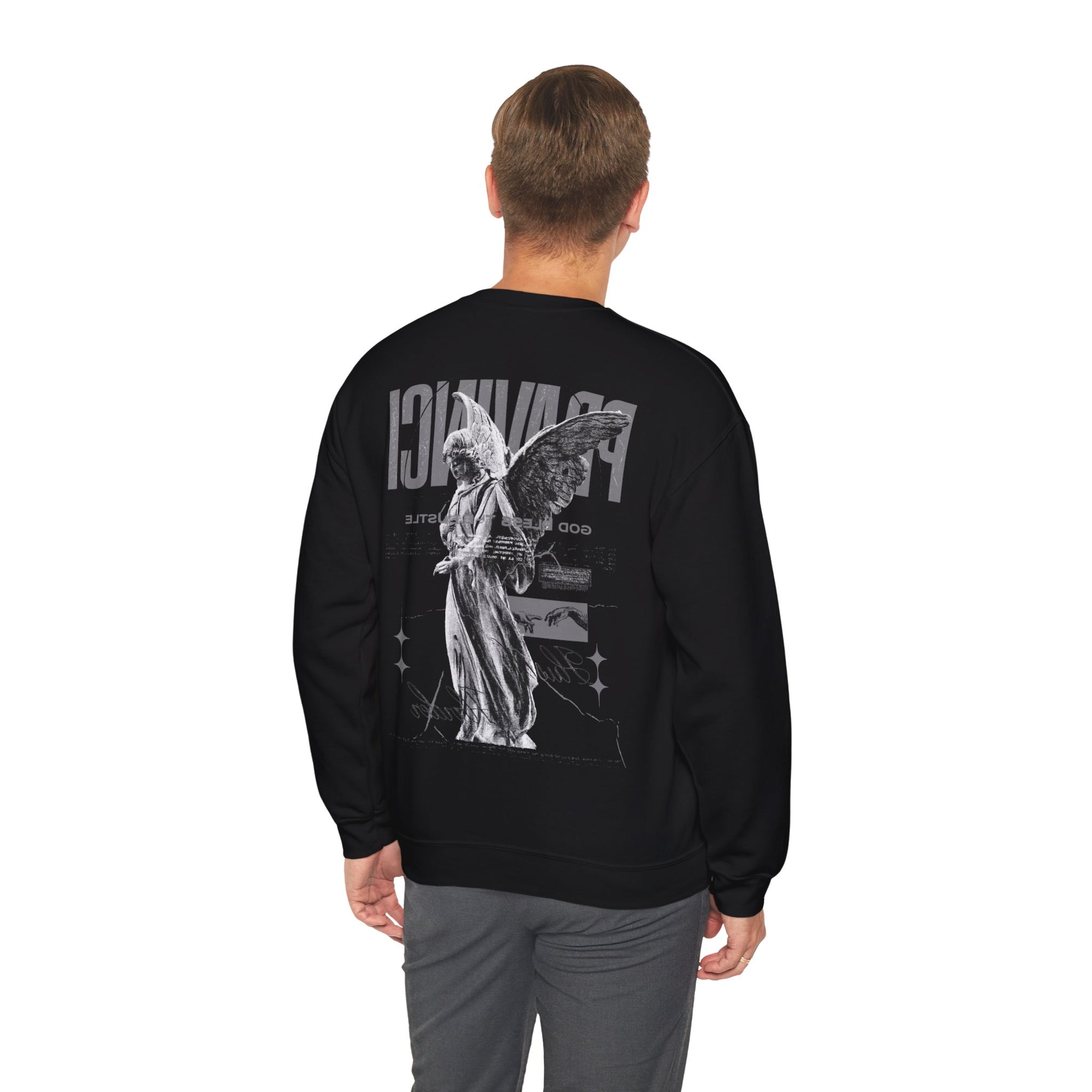 Pravinci Benedictus Labor Monocromia – Black Sweatshirt