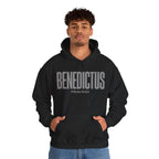 Pravinci Benedictus Labor Monocromia – Black Hooded Sweatshirt