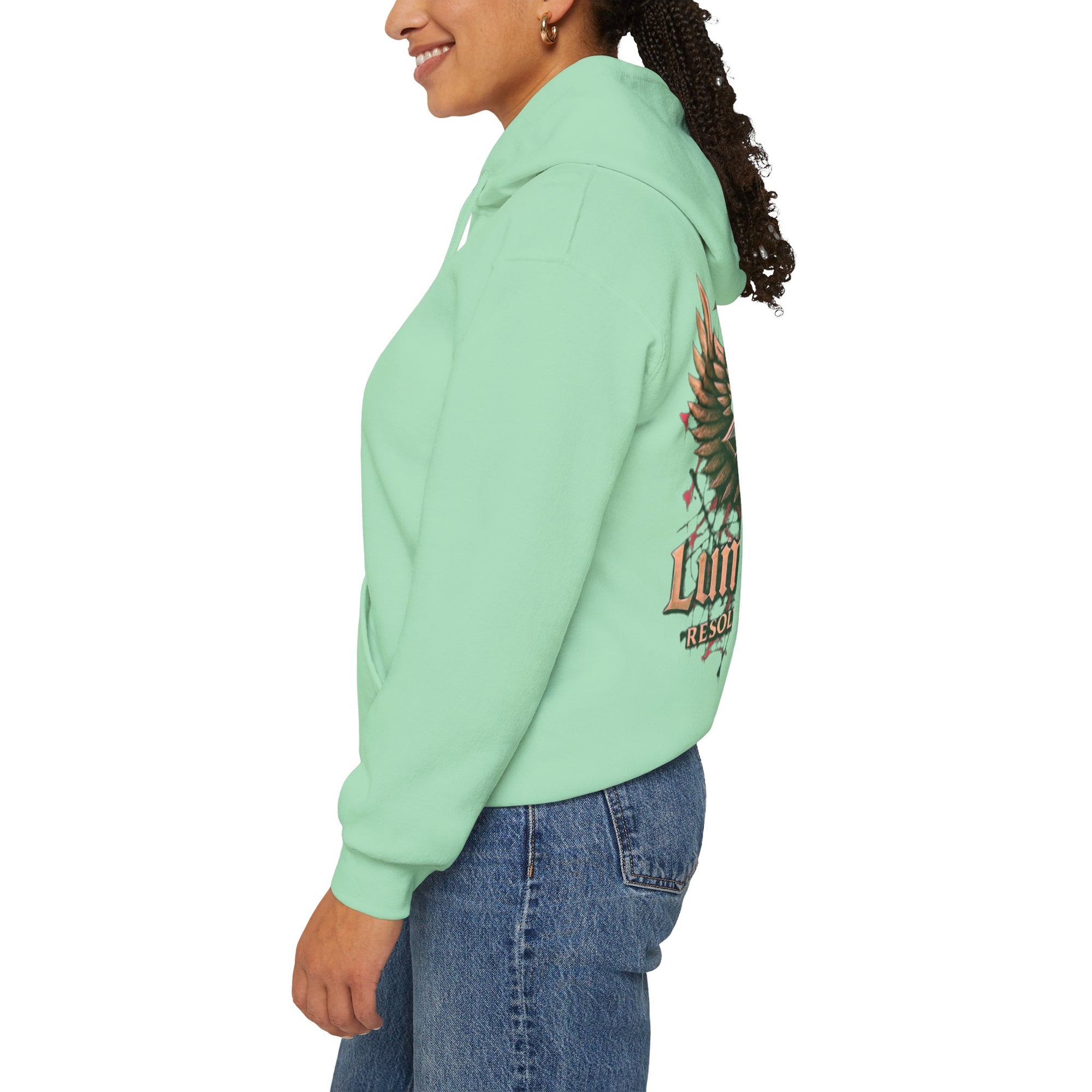 Pravinci Lumivictus Iridescente Olive Green - Hooded Sweatshirt