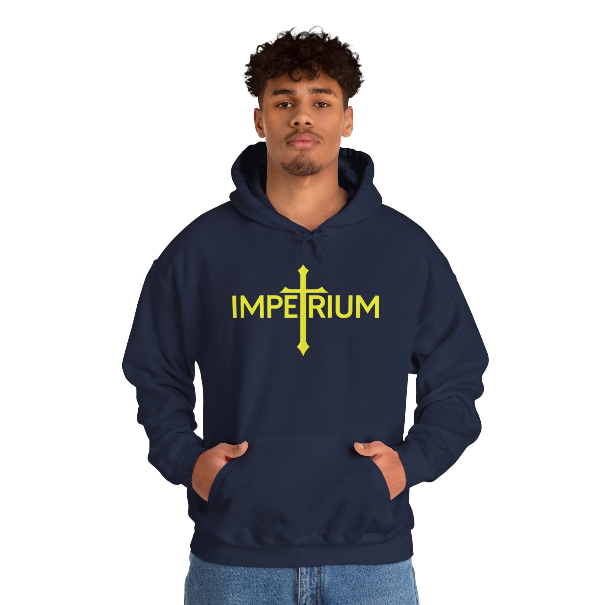 Pravinci Imperium - Navy Hooded Sweatshirt