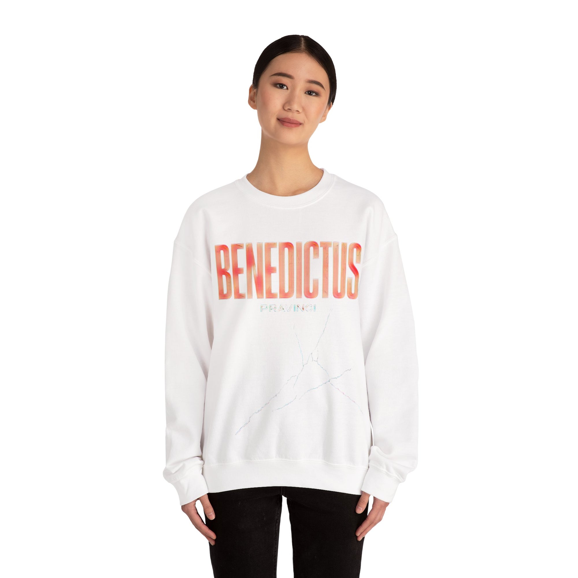 Pravinci Benedictus Labor Iridescente – White Sweatshirt