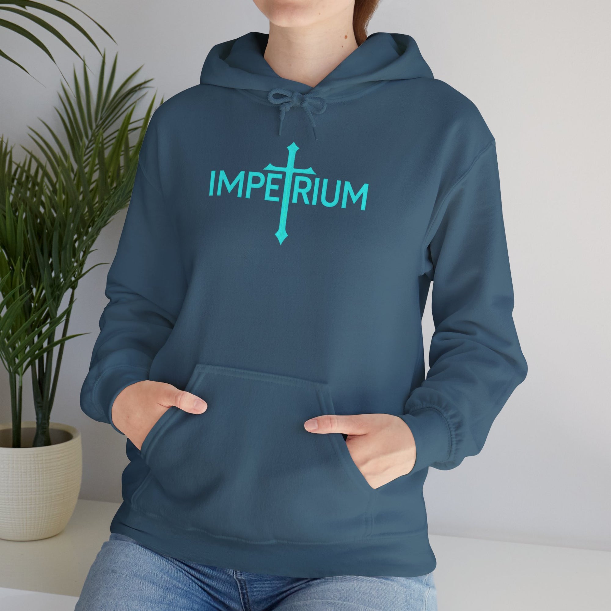 Pravinci Imperium - Indigo Blue Hooded Sweatshirt
