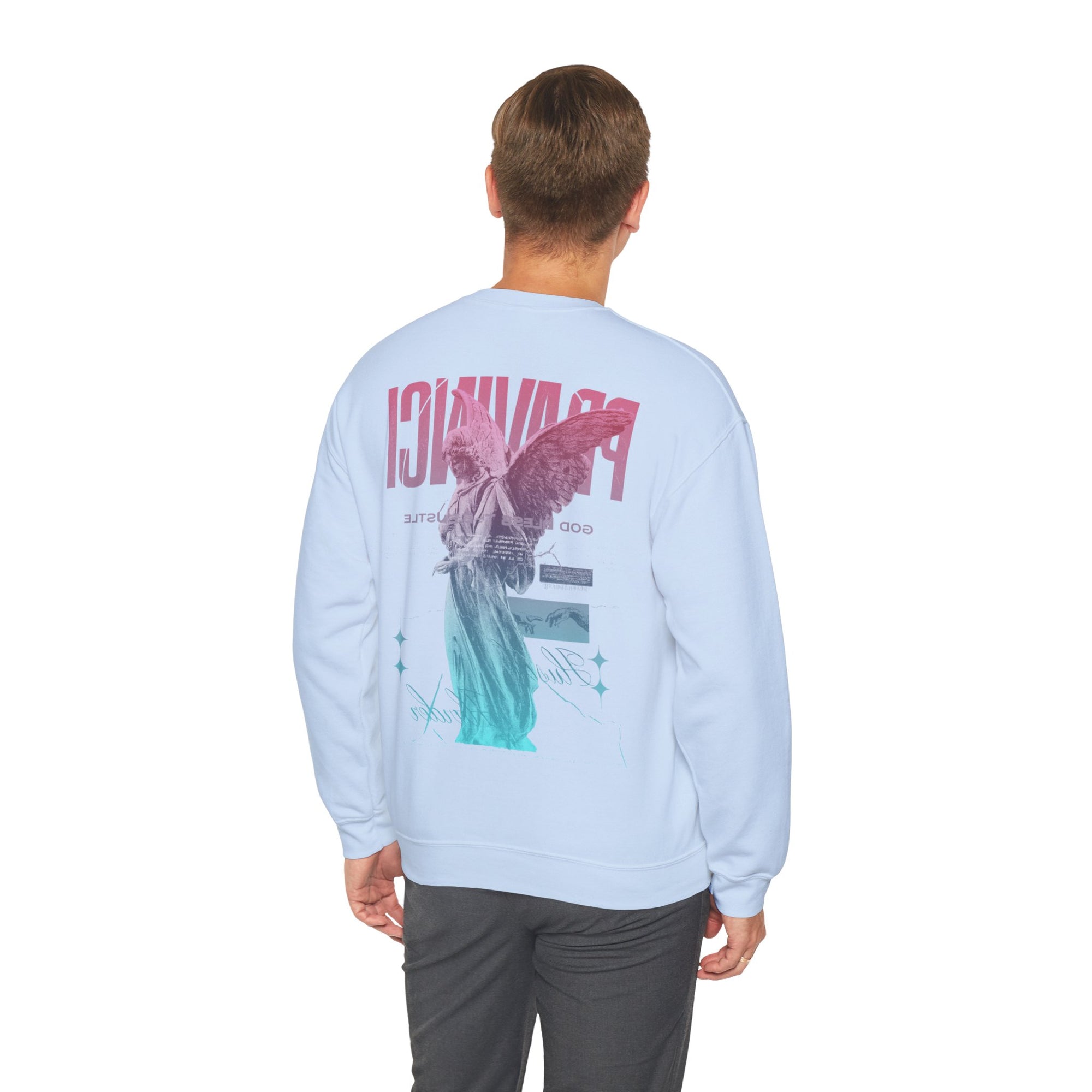 Pravinci Benedictus Labor Iridescente – Light Blue Sweatshirt