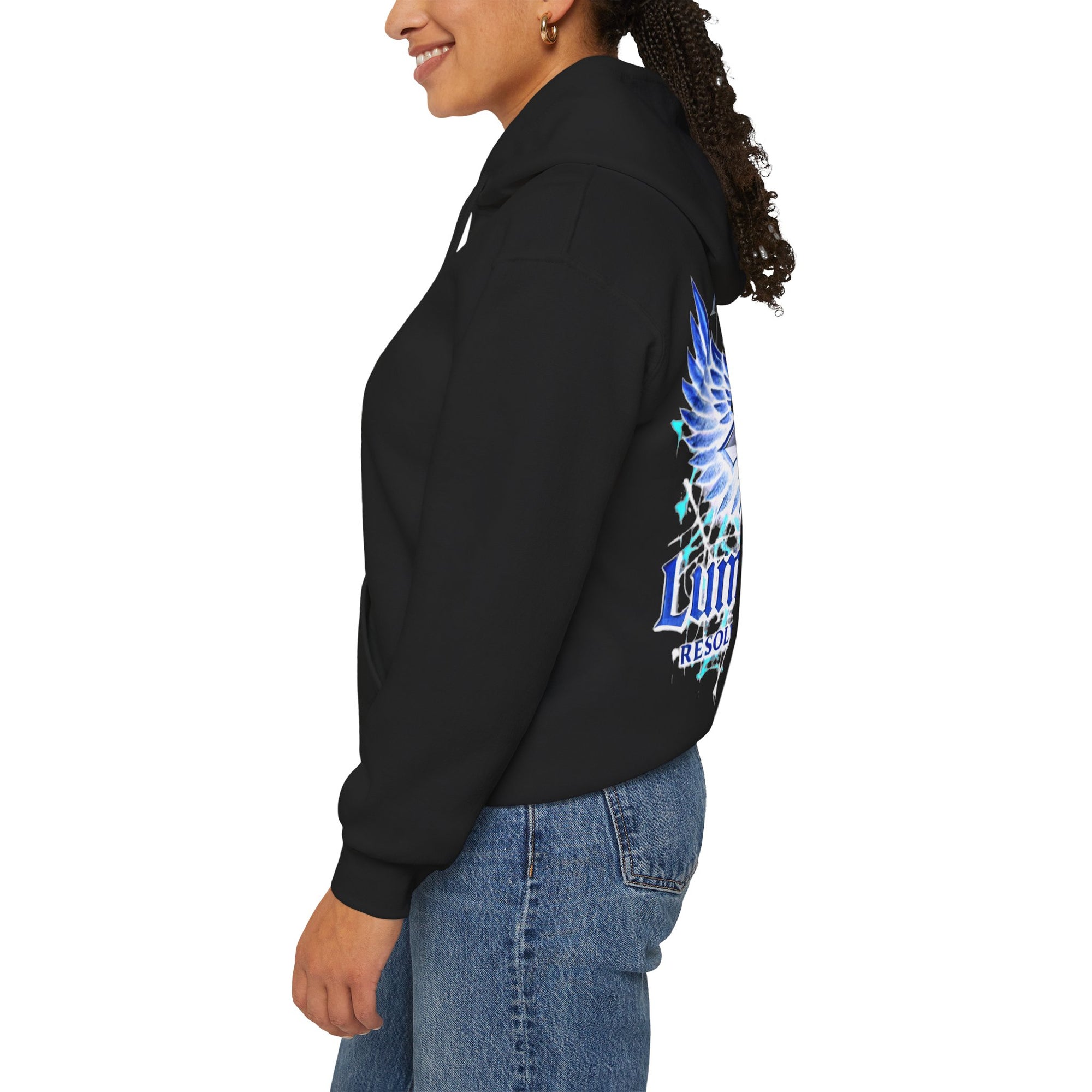 Pravinci Lumivictus Iridescente Blue - Hooded Sweatshirt
