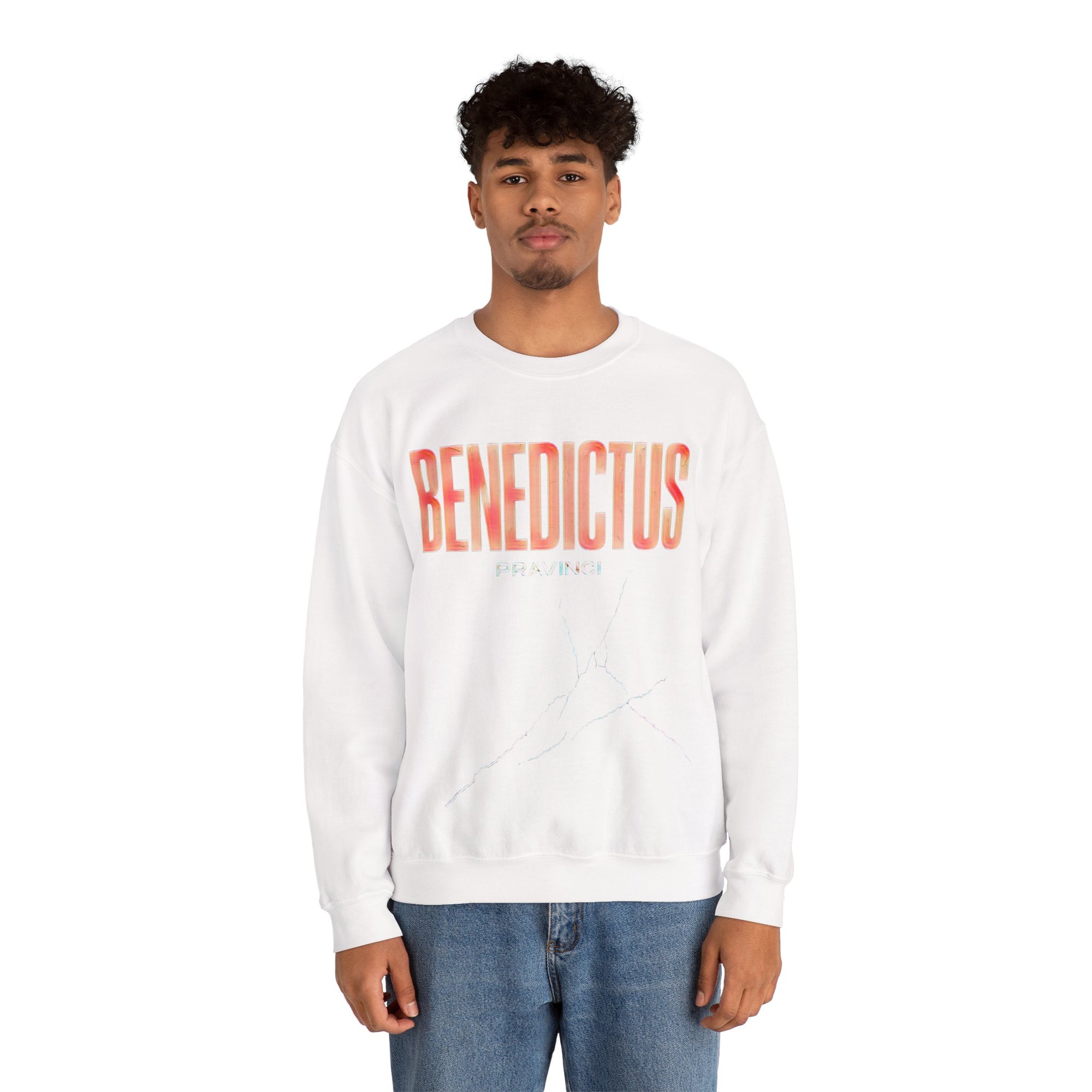 Pravinci Benedictus Labor Iridescente – White Sweatshirt