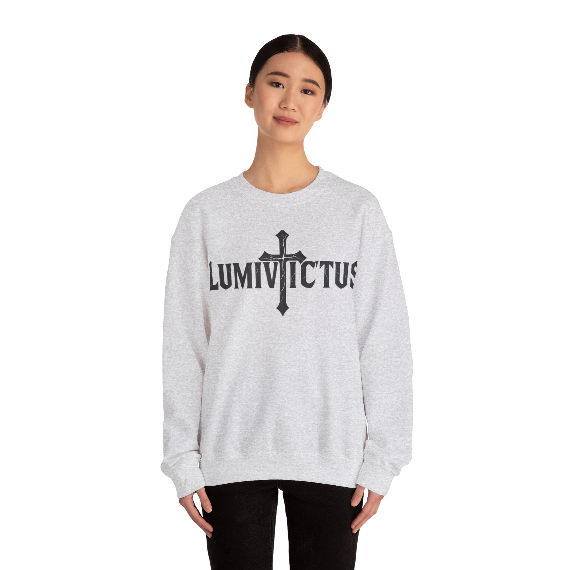 Pravinci Lumivictus Monochromia Black - Crewneck Sweatshirt