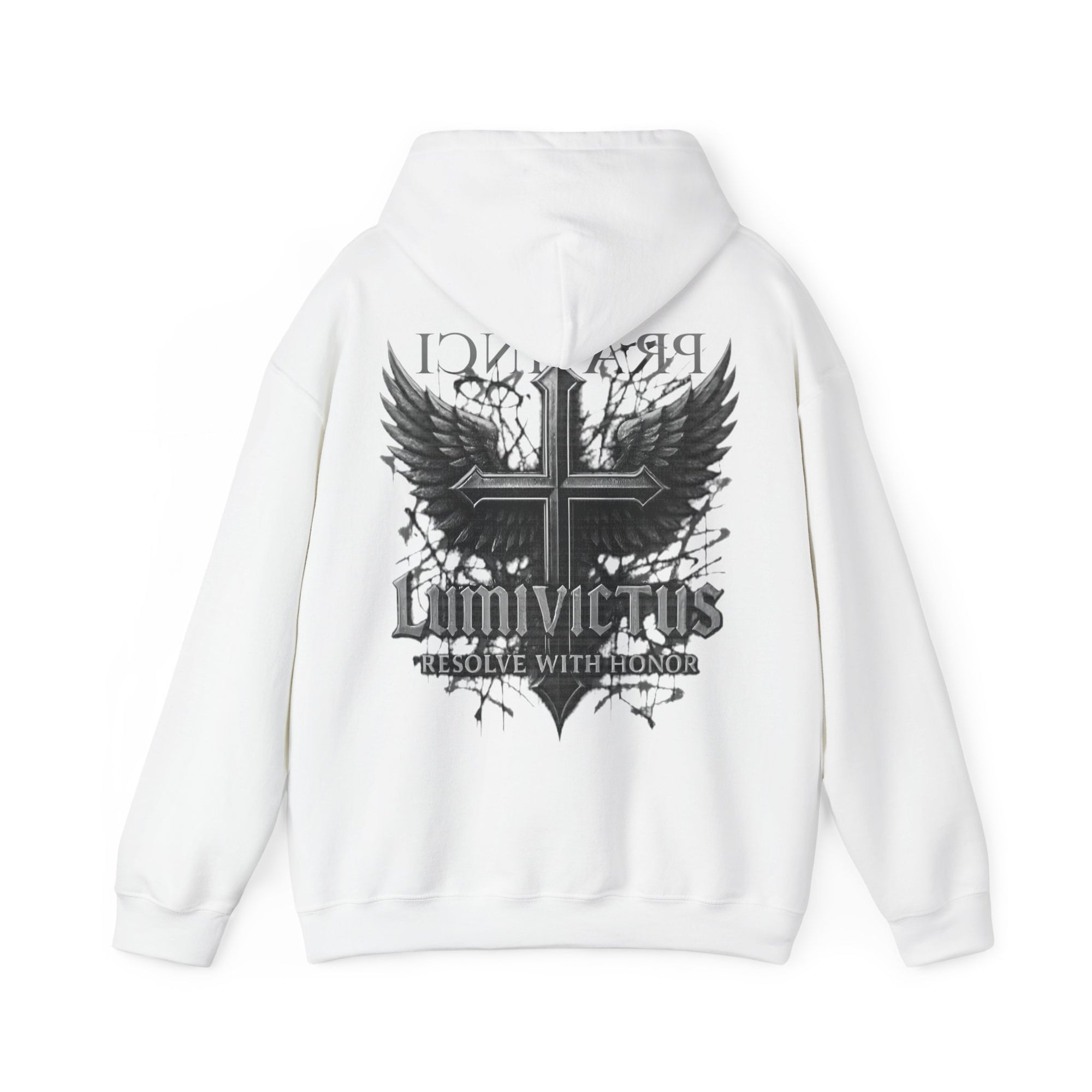 Pravinci Lumivictus Monocromia Black - Hooded Sweatshirt