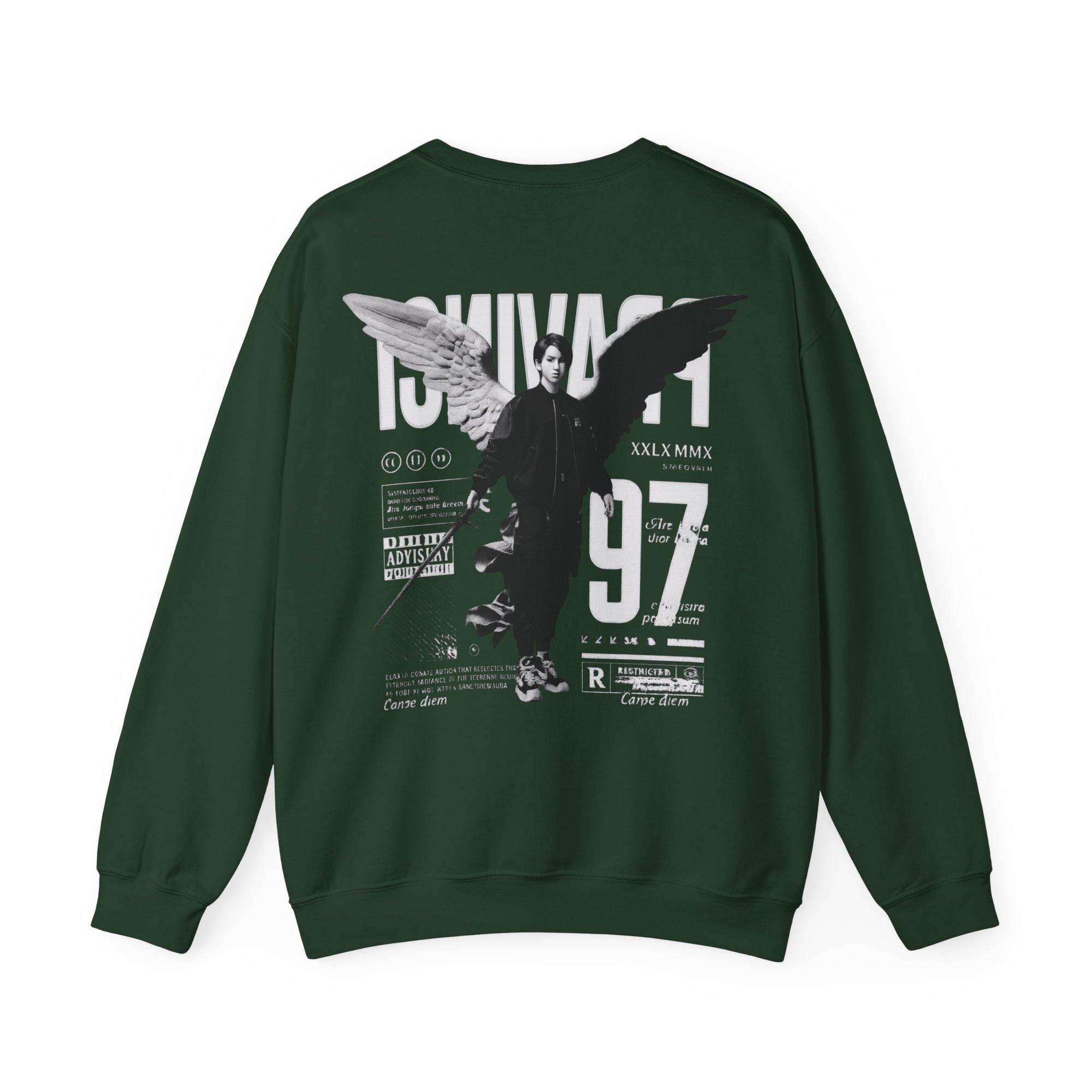 Pravinci Imperium Monocromia - Forest Green Sweatshirt