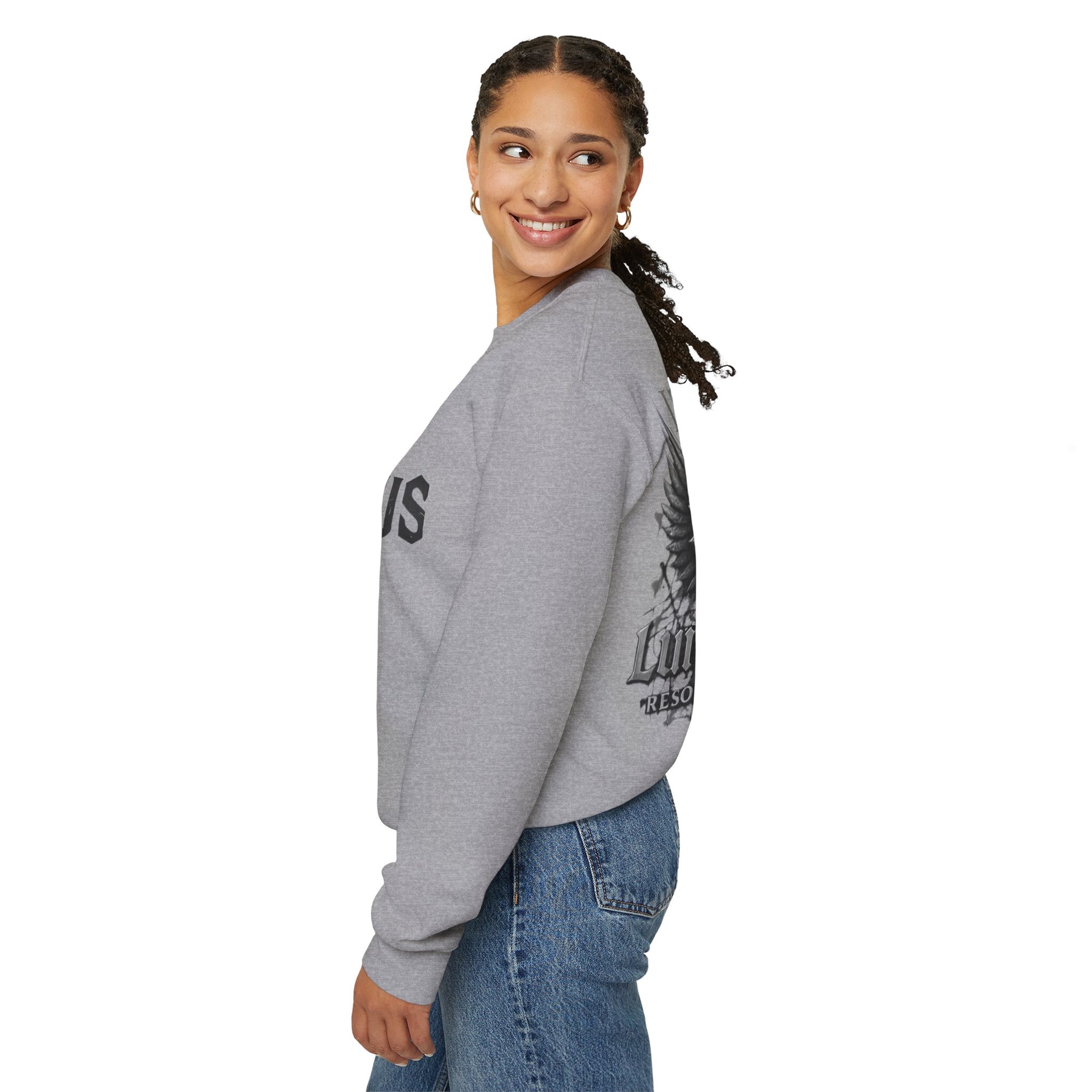 Pravinci Lumivictus Monochromia Black - Crewneck Sweatshirt