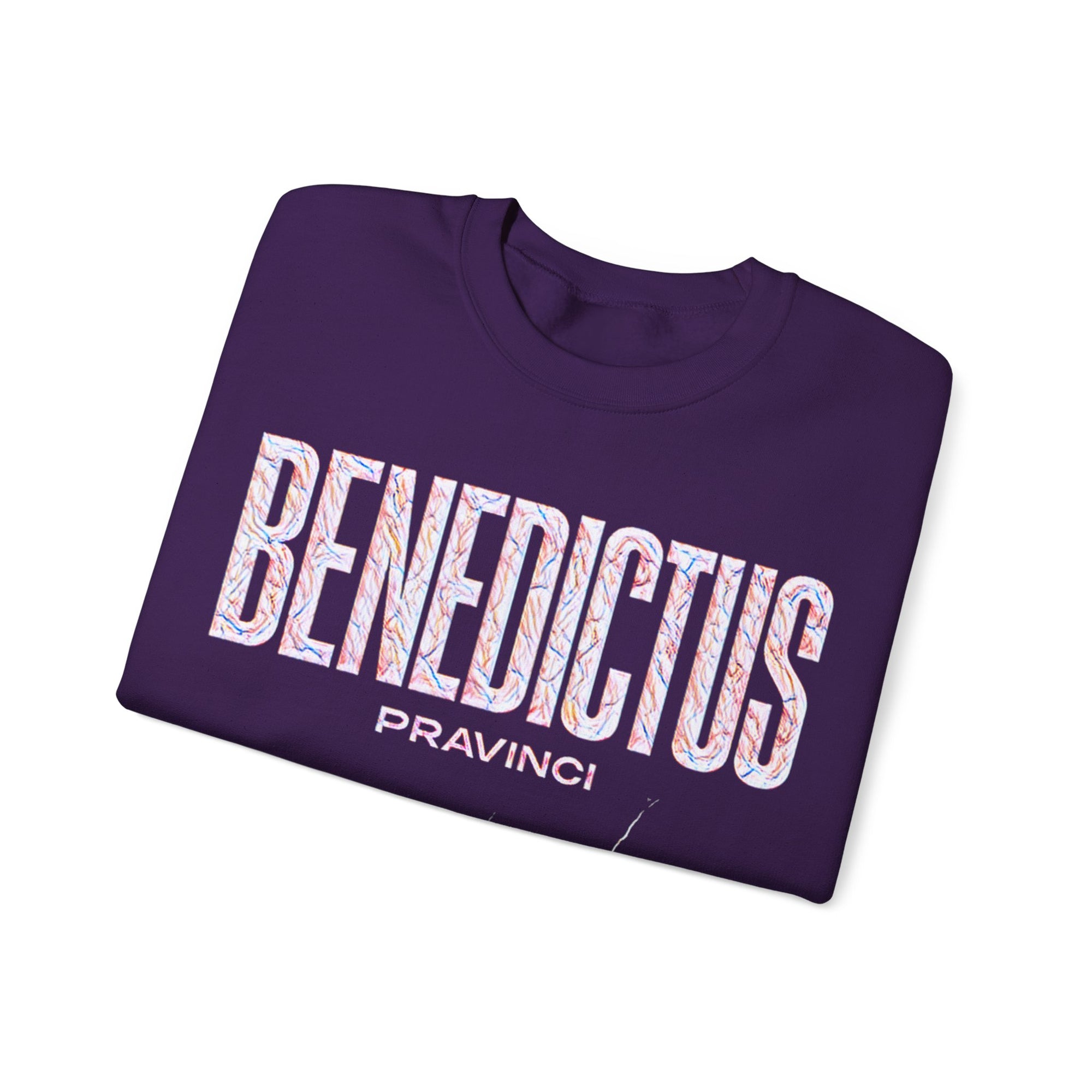 Pravinci Benedictus Labor Iridescente – Purple Sweatshirt