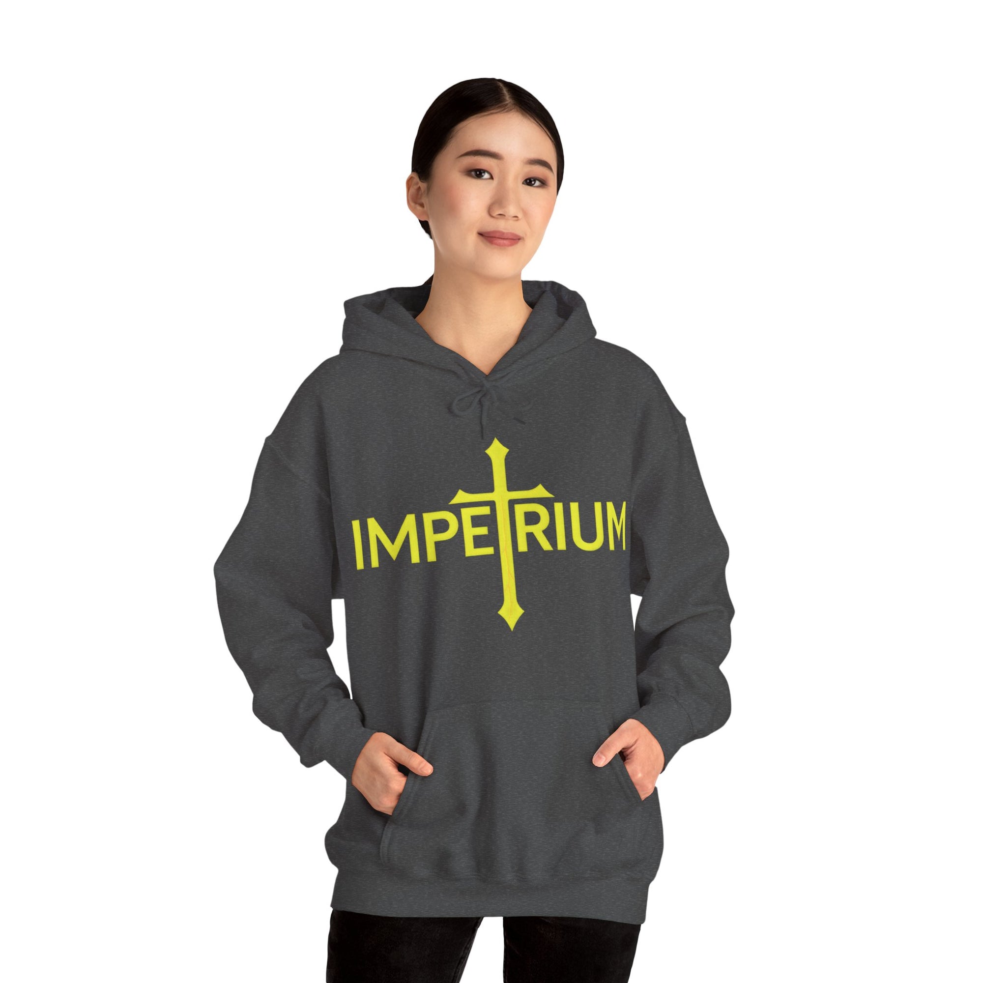Pravinci Imperium - Dark Heather Hooded Sweatshirt