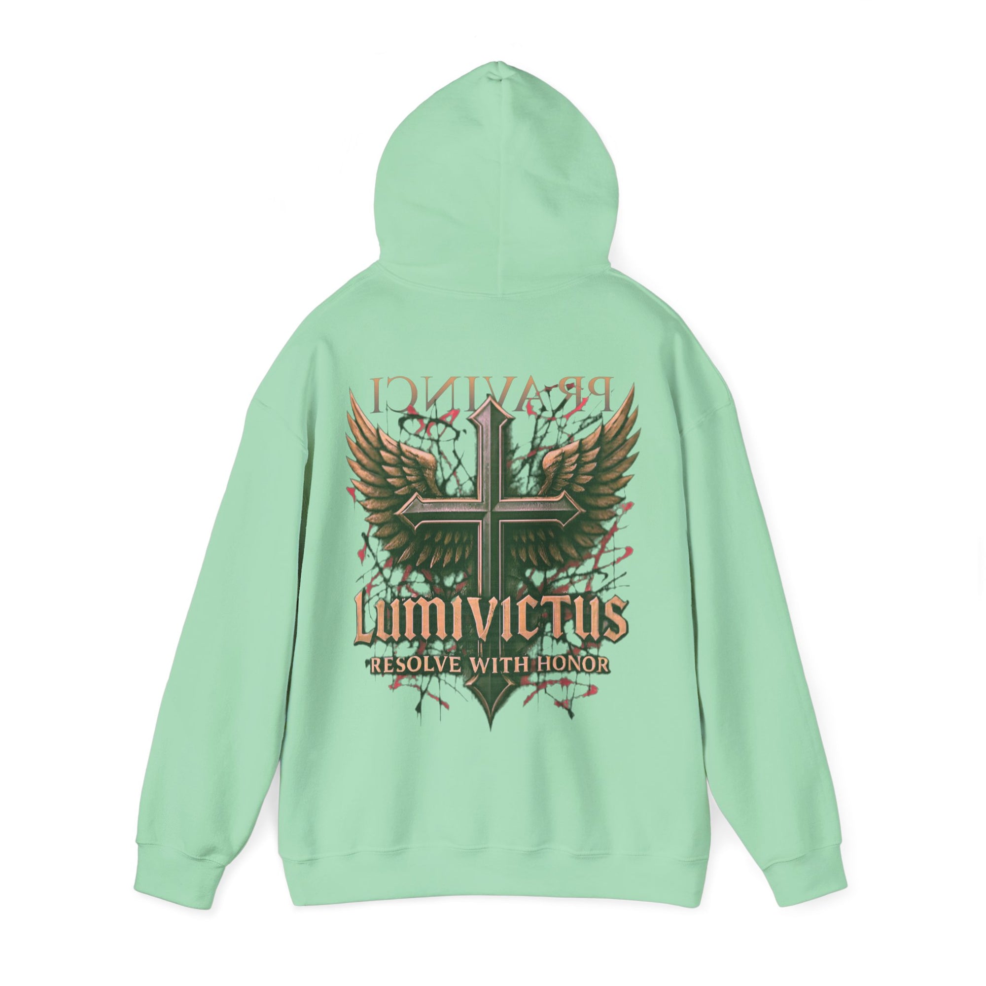Pravinci Lumivictus Iridescente Olive Green - Hooded Sweatshirt