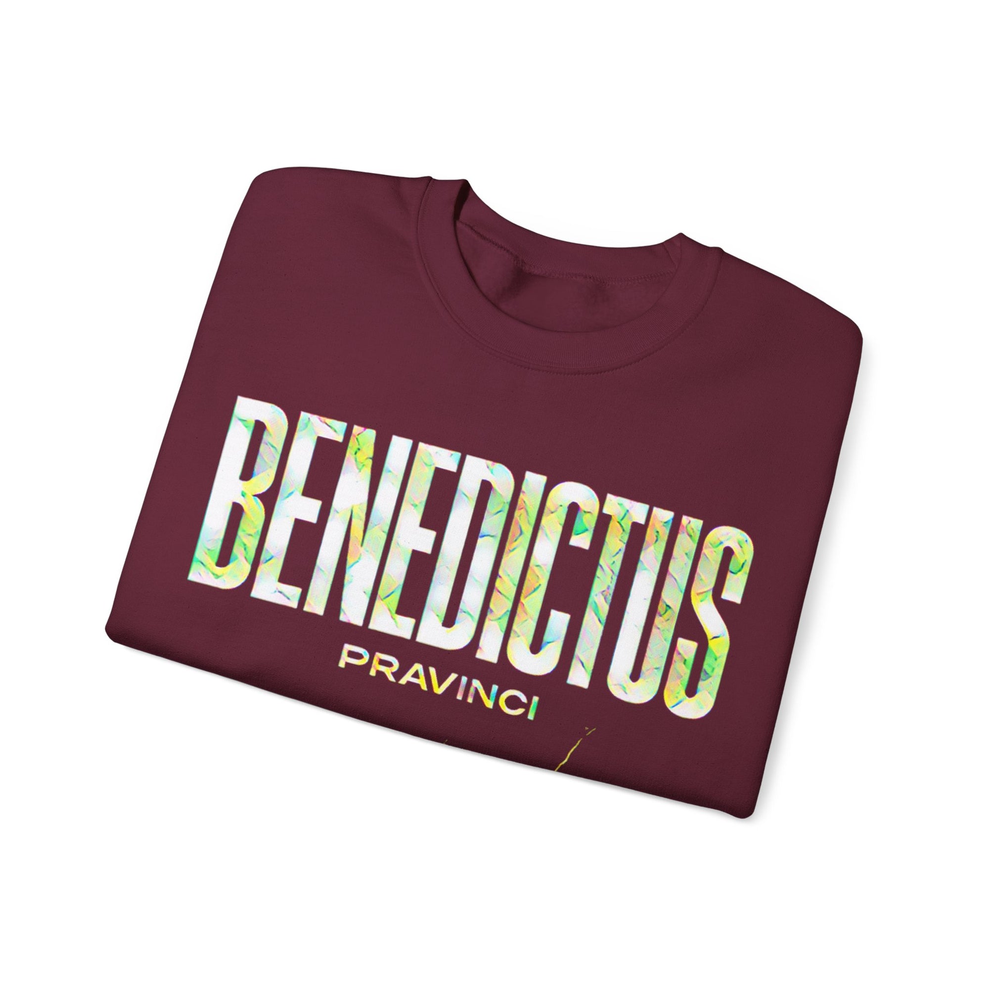 Pravinci Benedictus Labor Iridescente – Maroon Sweatshirt