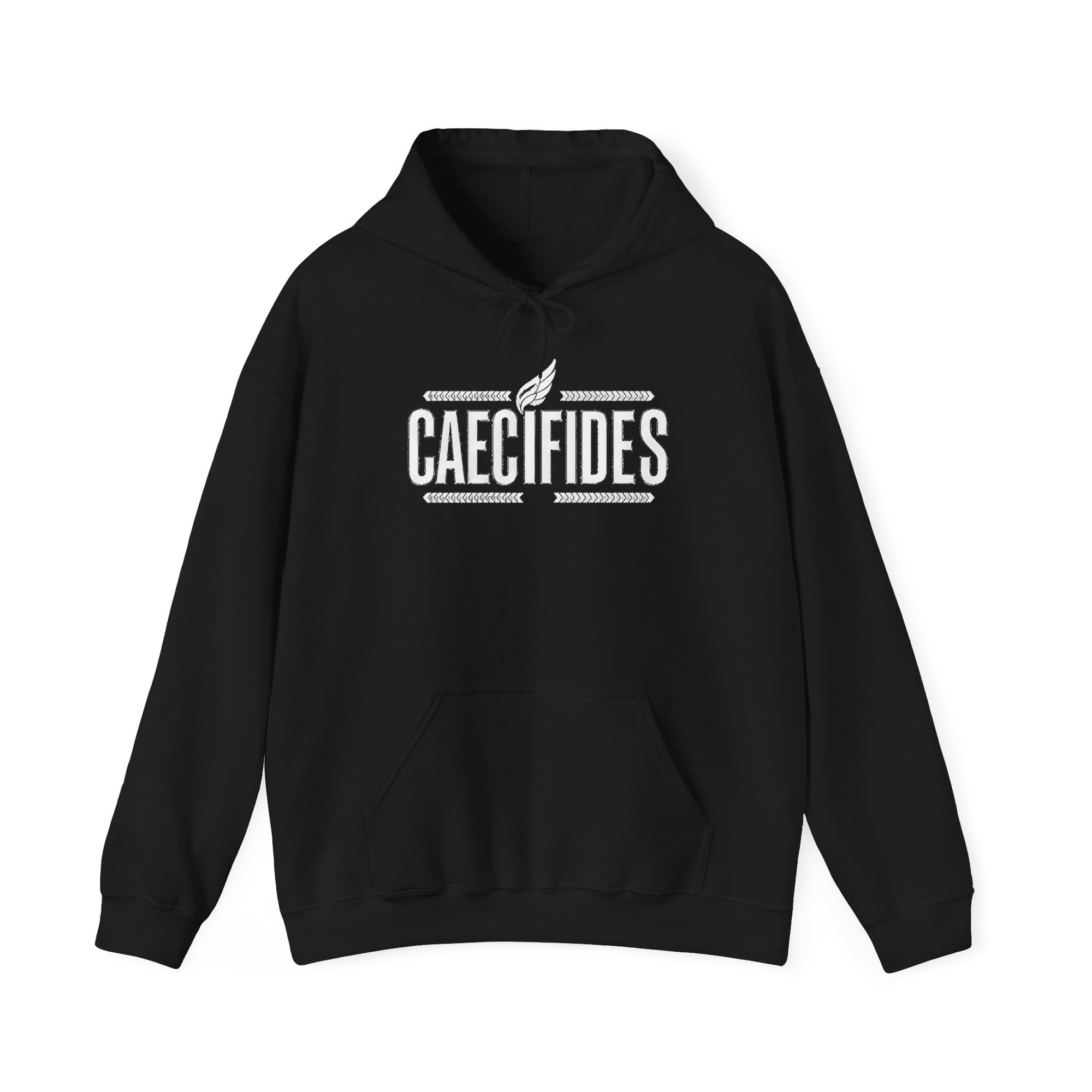 Pravinci Caecifides Monocromia – Black Hooded Sweatshirt