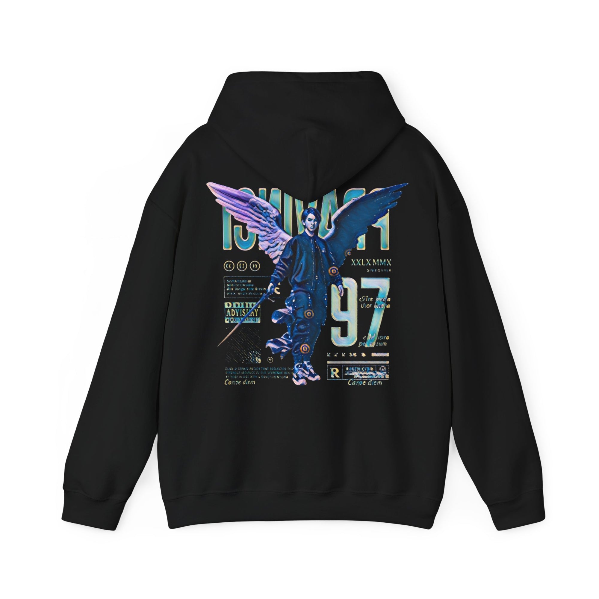 Pravinci Imperium Iridescente - Black Hooded Sweatshirt