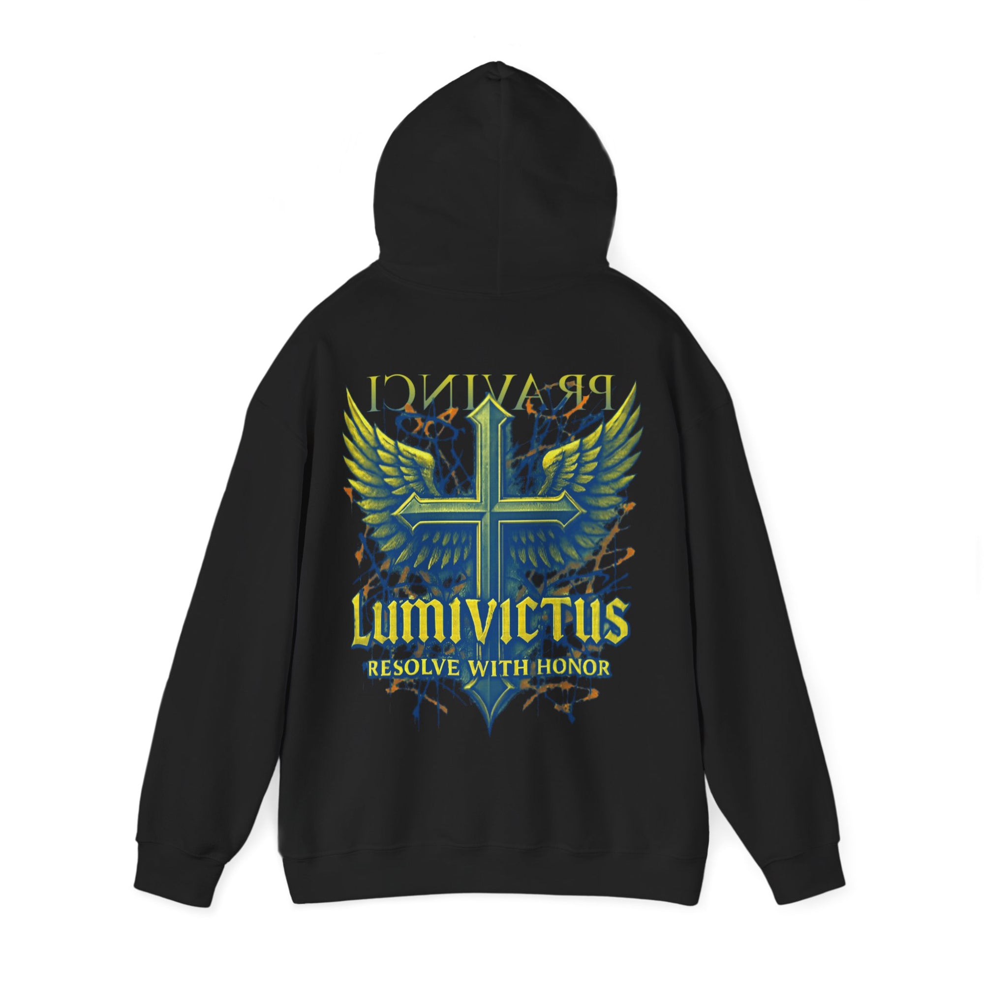 Pravinci Lumivictus Iridescente Blue Green - Hooded Sweatshirt