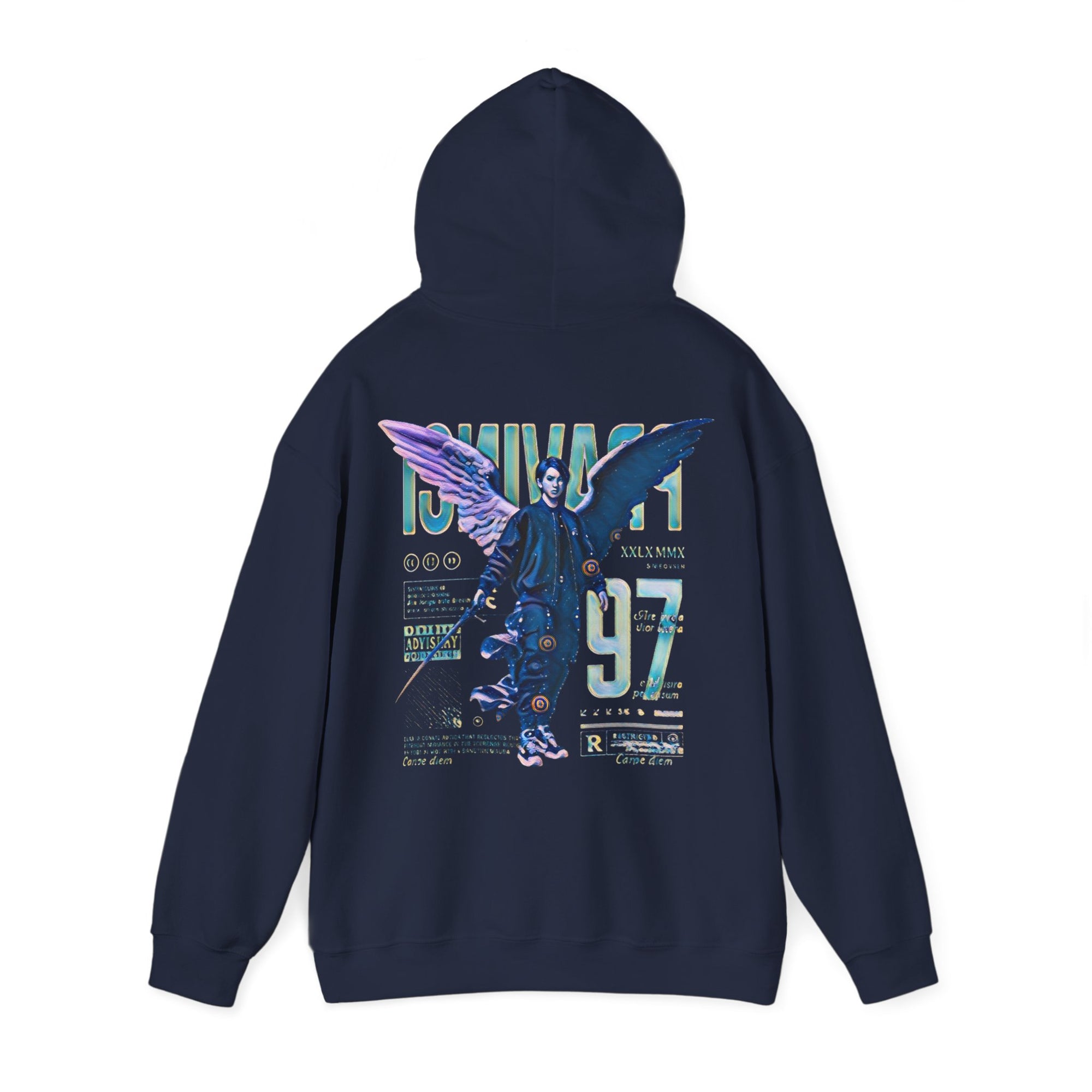 Pravinci Imperium Iridescente - Navy Hooded Sweatshirt