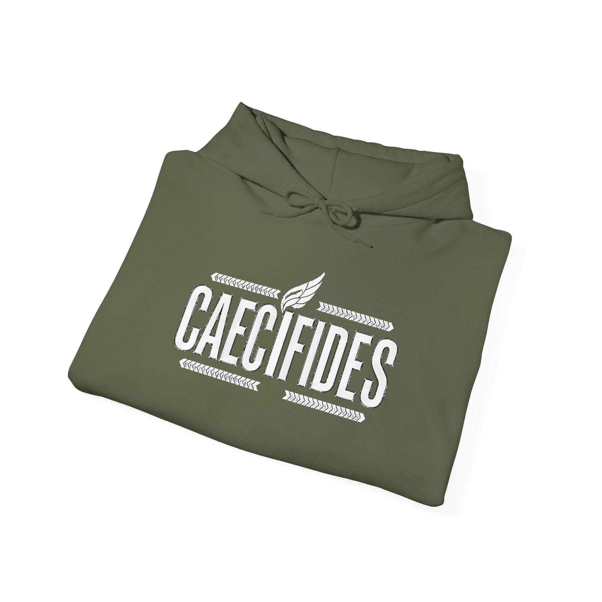 Pravinci Caecifides Monocromia – Olive Green Hooded Sweatshirt