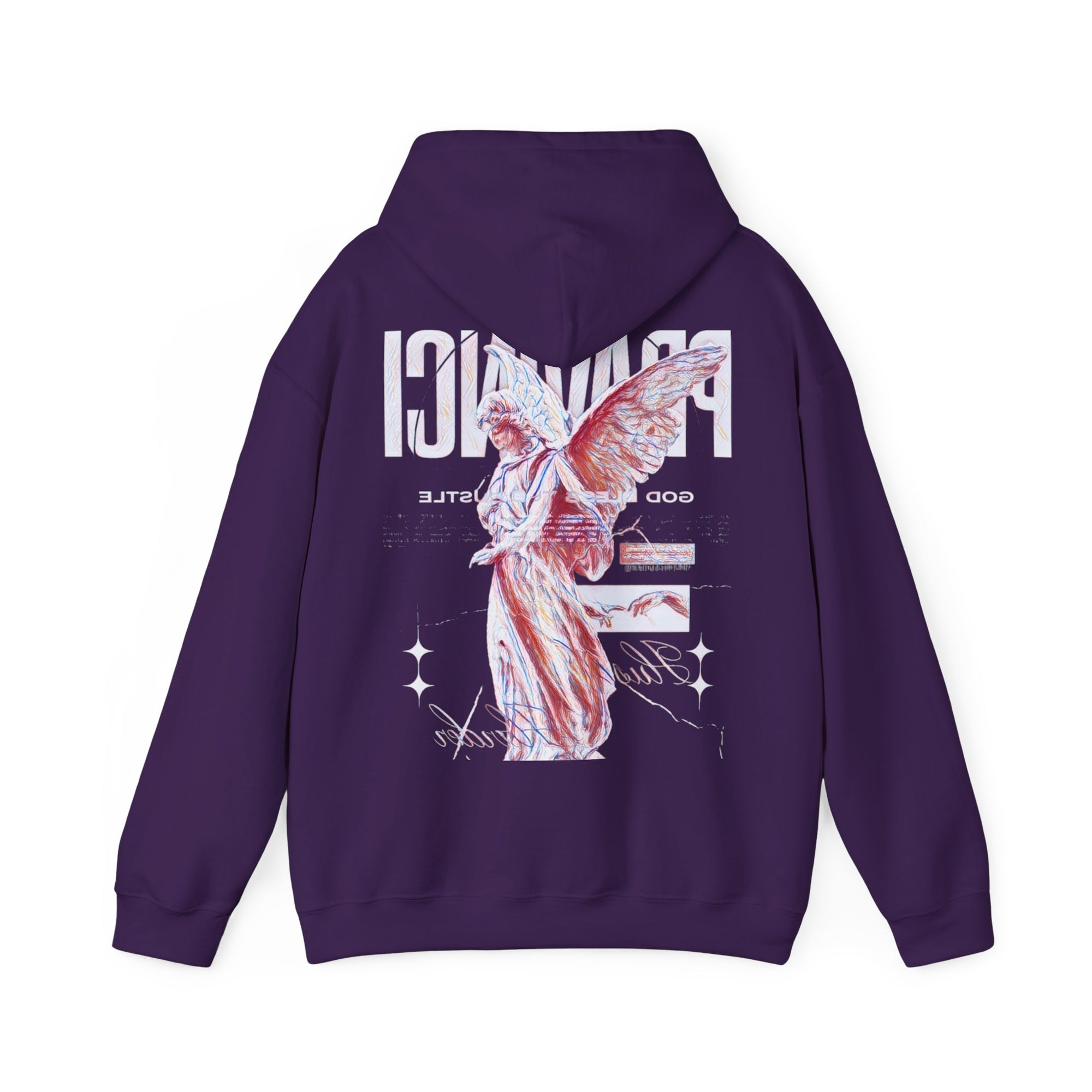 Pravinci Benedictus Labor Iridescente – Purple Hooded Sweatshirt