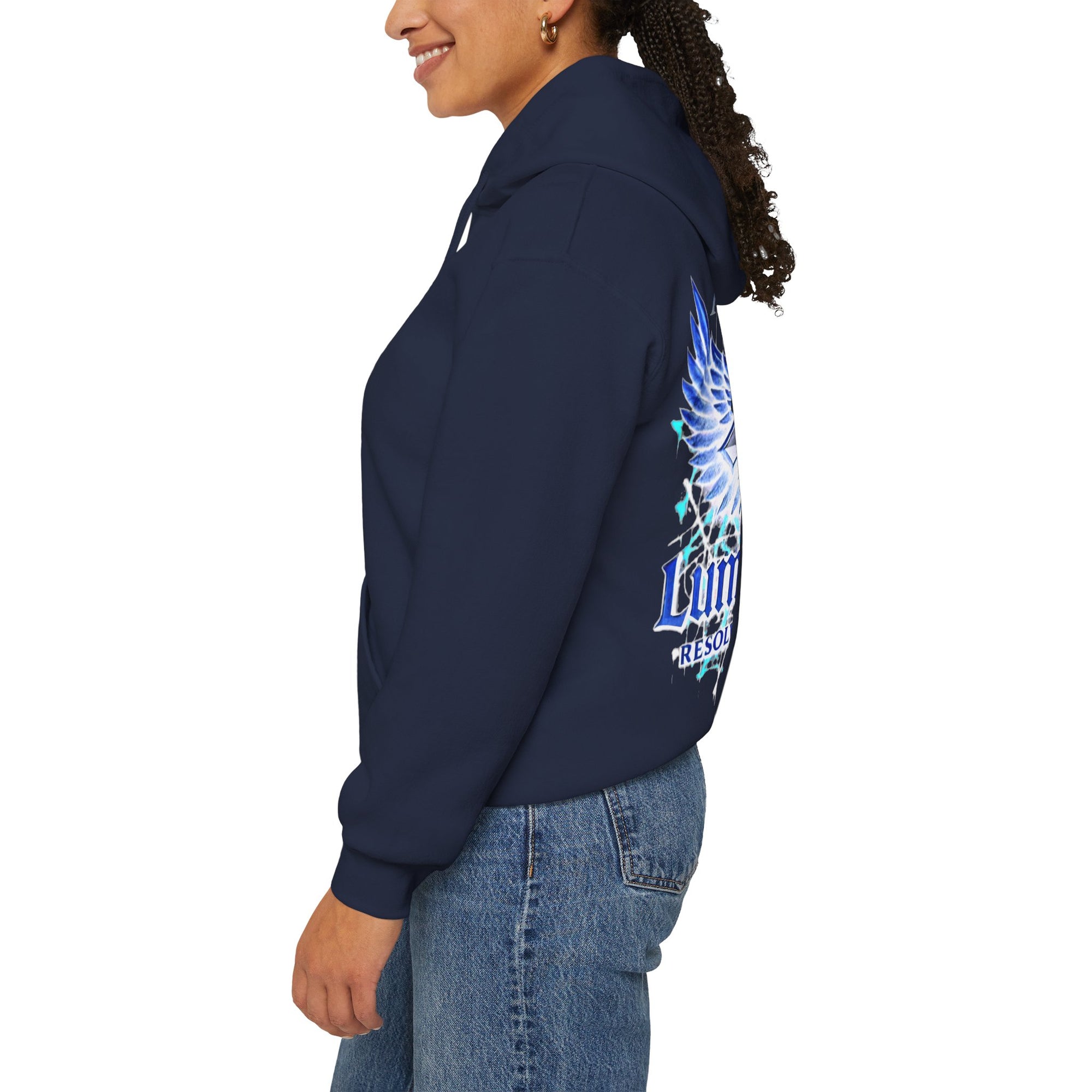 Pravinci Lumivictus Iridescente Blue - Hooded Sweatshirt