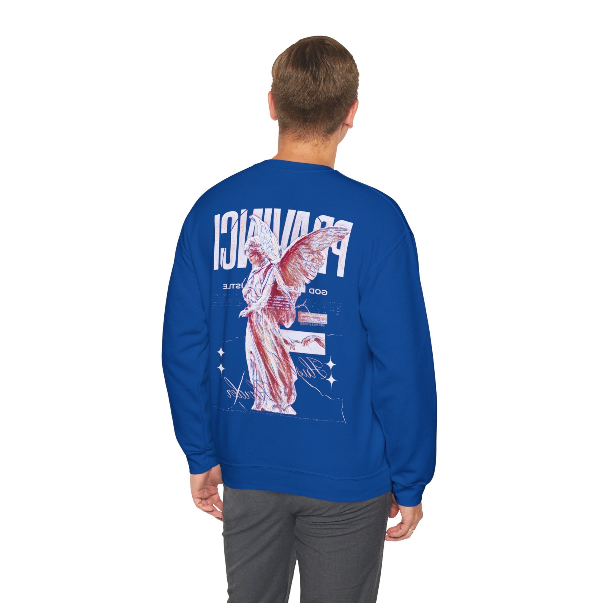 Pravinci Benedictus Labor Iridescente – Blue Sweatshirt