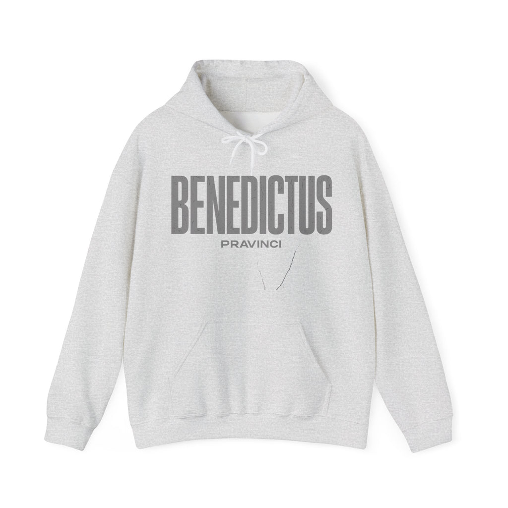 Pravinci Benedictus Labor Monocromia – Ash Hooded Sweatshirt
