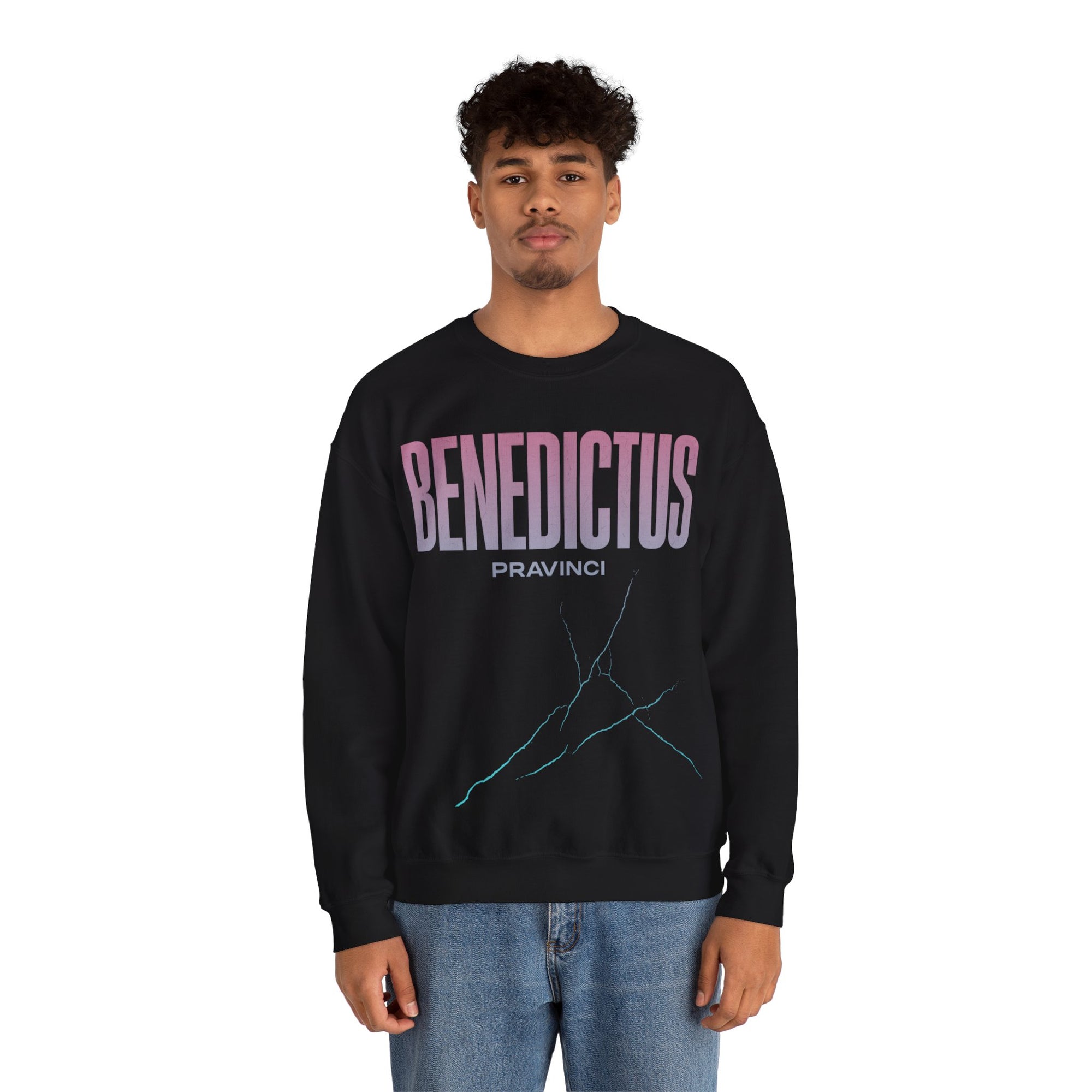 Pravinci Benedictus Labor Iridescente – Black Sweatshirt