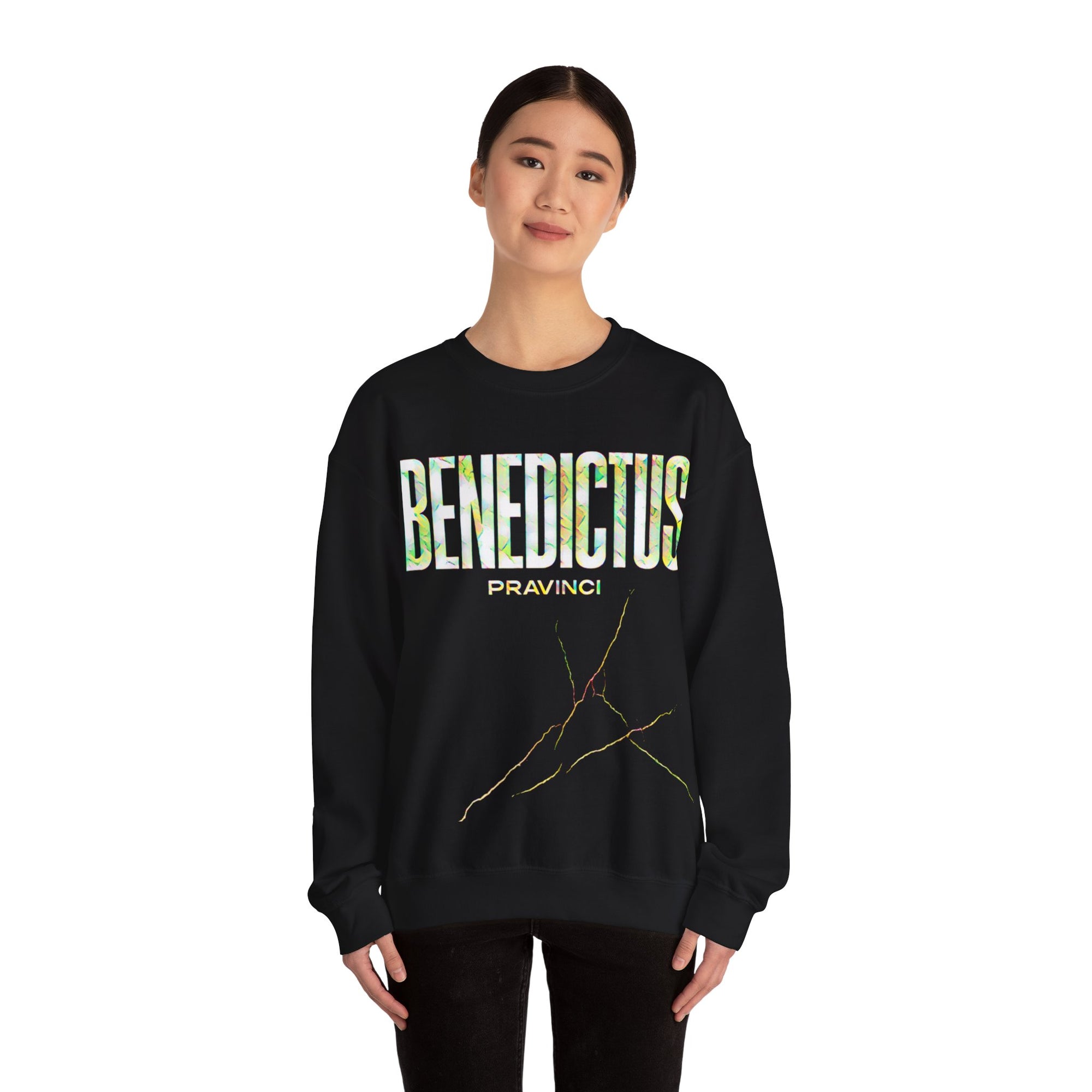 Pravinci Benedictus Labor Iridescente – Black Sweatshirt