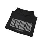 Pravinci Benedictus Labor Monocromia – Black Hooded Sweatshirt