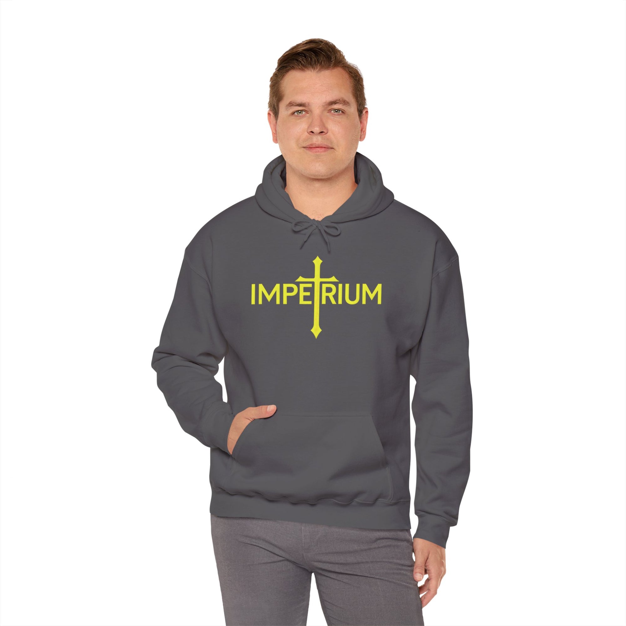 Pravinci Imperium - Charcoal Hooded Sweatshirt