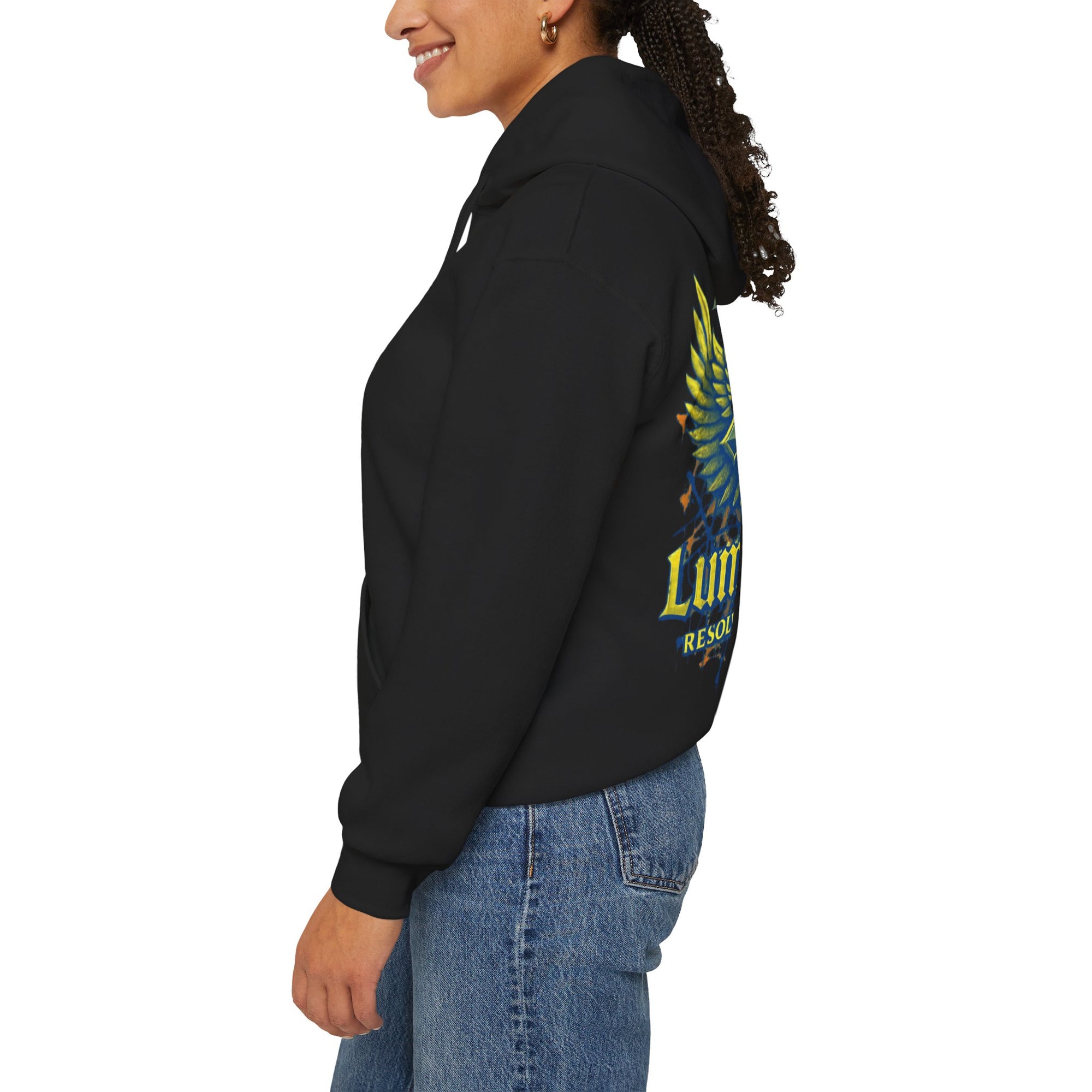 Pravinci Lumivictus Iridescente Blue Green - Hooded Sweatshirt