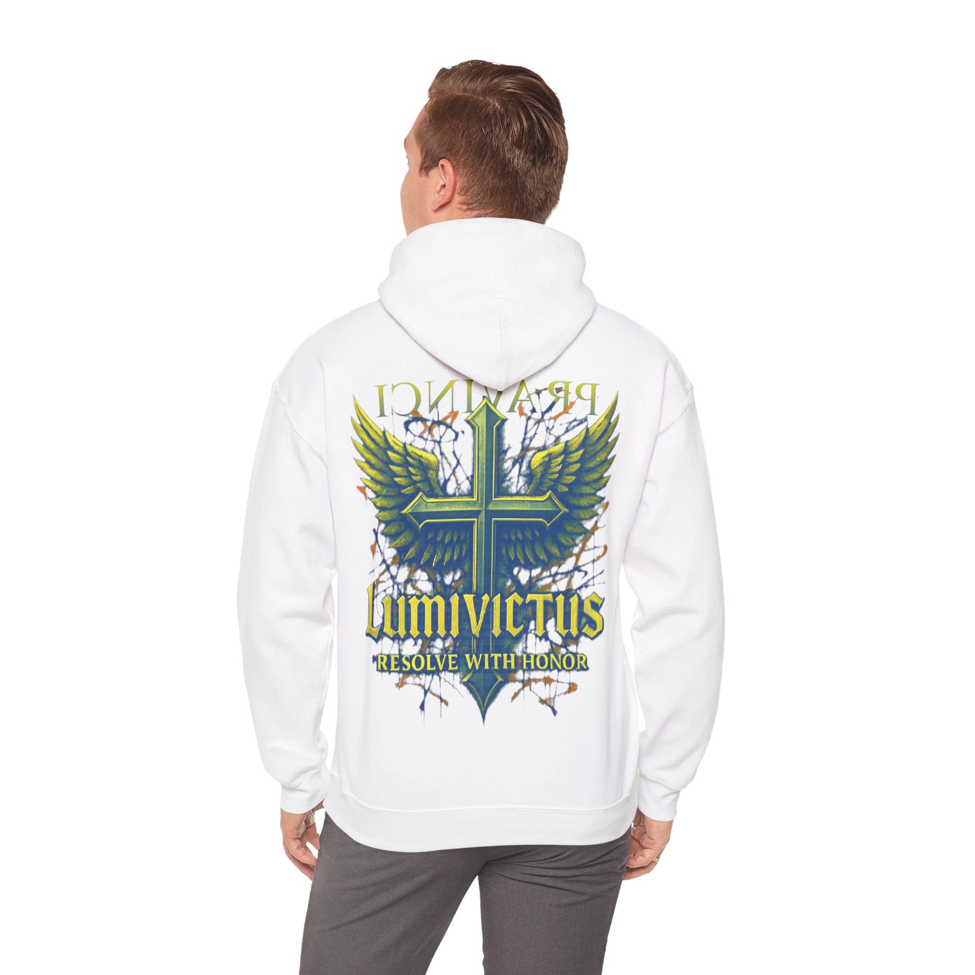Pravinci Lumivictus Iridescente Blue Green - Hooded Sweatshirt